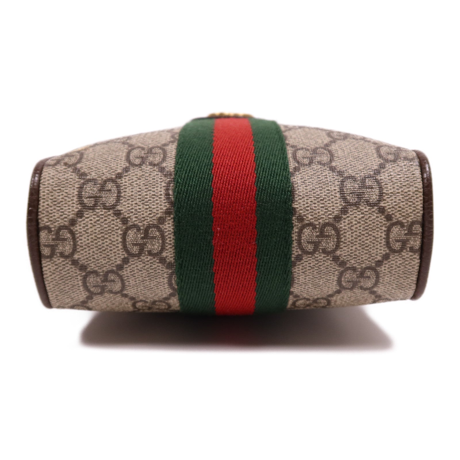 GUCCI 塗層帆布Shoulder Bag金扣肩背袋