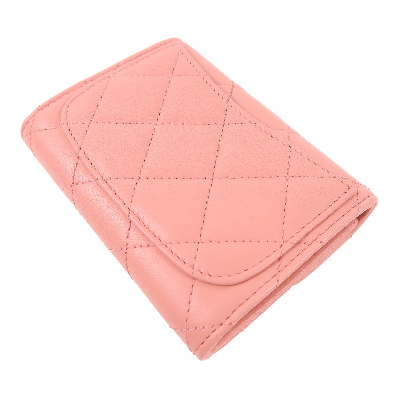 CHANEL 羊皮皮革Card Case金扣卡片套