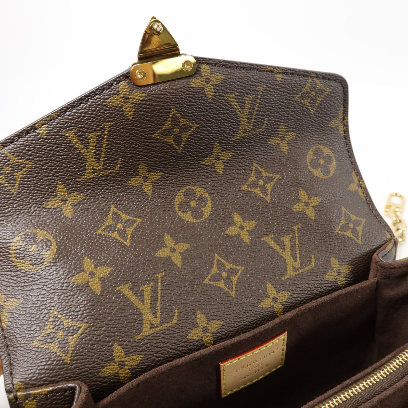 LOUIS VUITTON Monogram Pochette Metis East West手挽肩背兩用袋