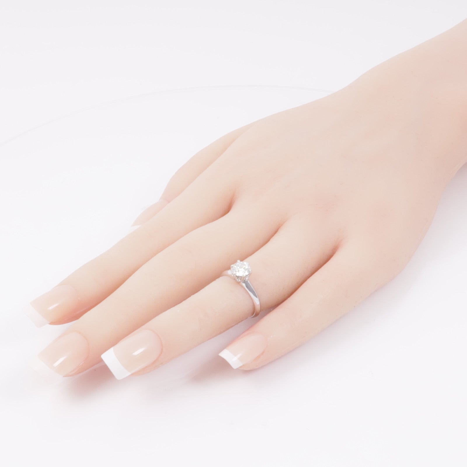 JEWELRY 18K白金Diamond Ring鑽石戒指US#3.75