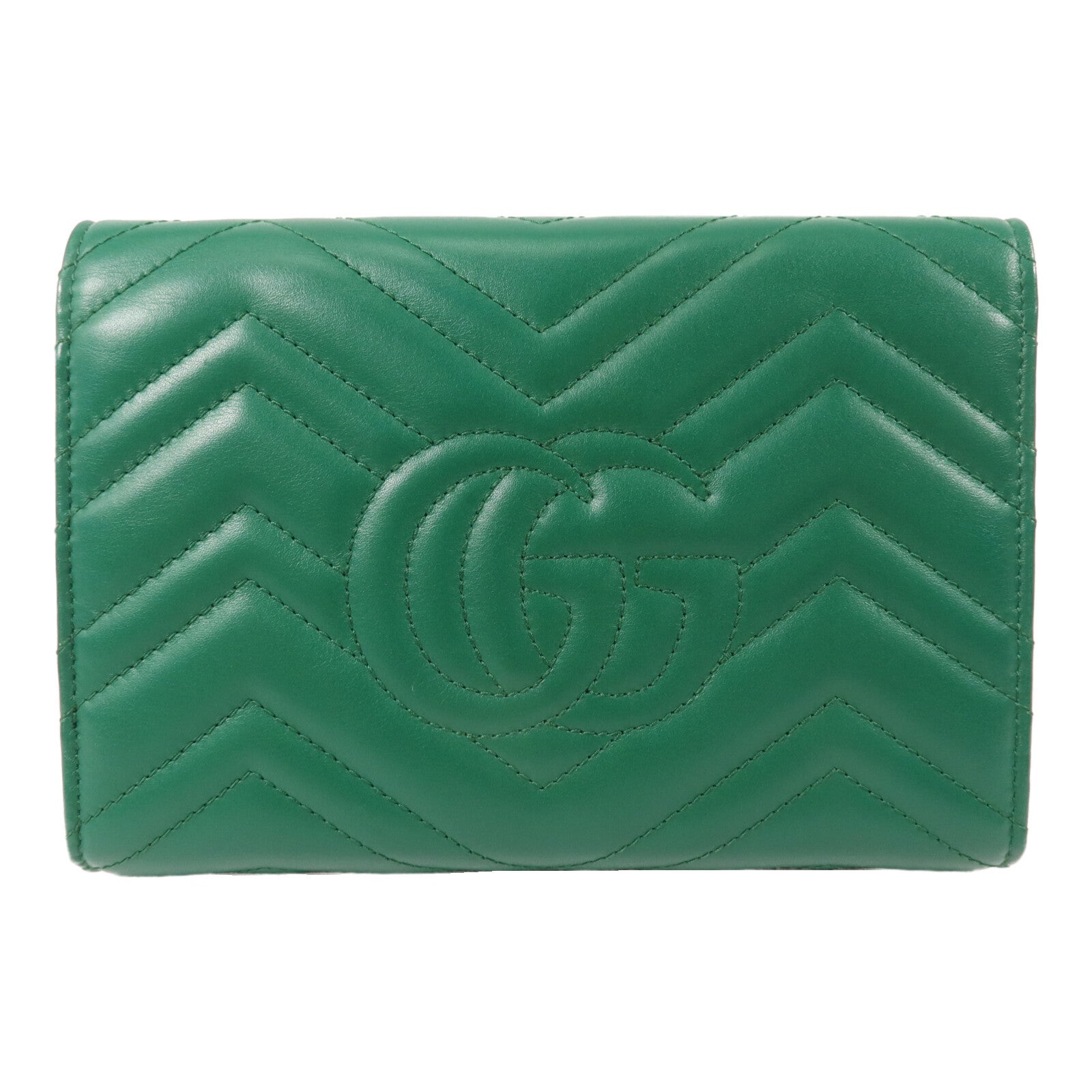 GUCCI 牛皮皮革GG Marmont WOC Wallet On Chain鏈帶肩背袋