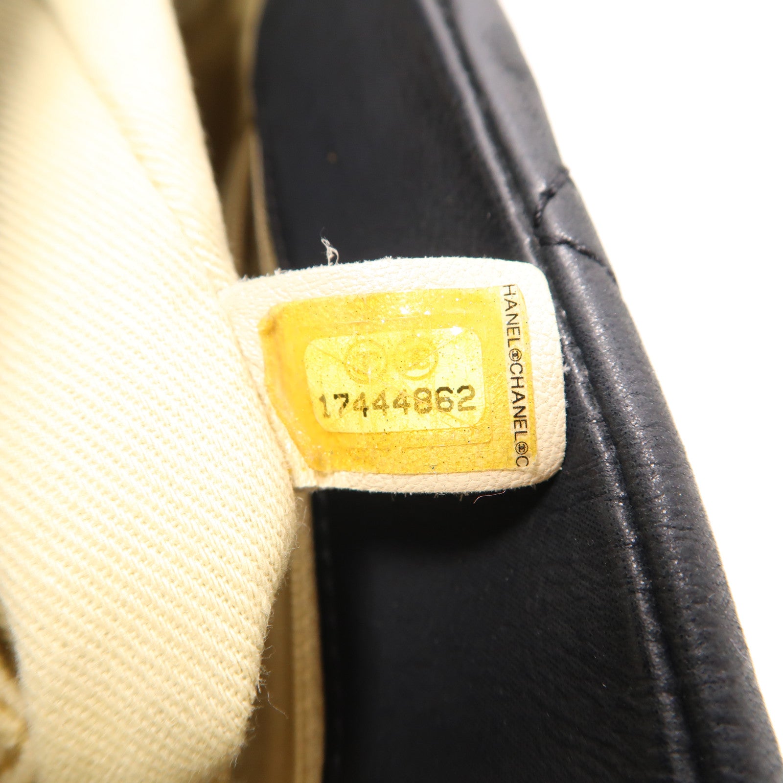 CHANEL 皮革Chain Shoulder Bag金扣鏈帶肩背袋黑色