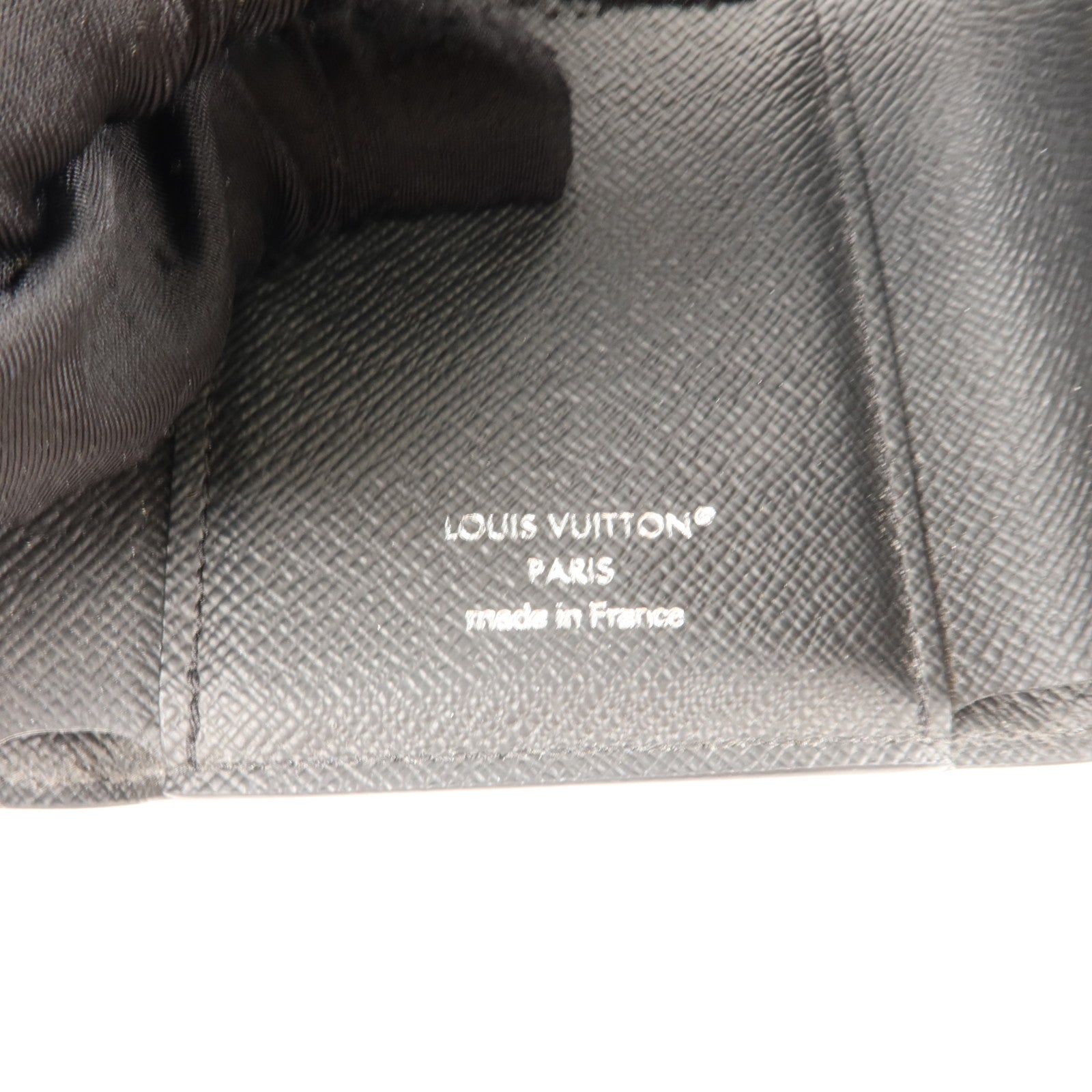 LOUIS VUITTON Monogram Eclipse Victor銀扣錢包