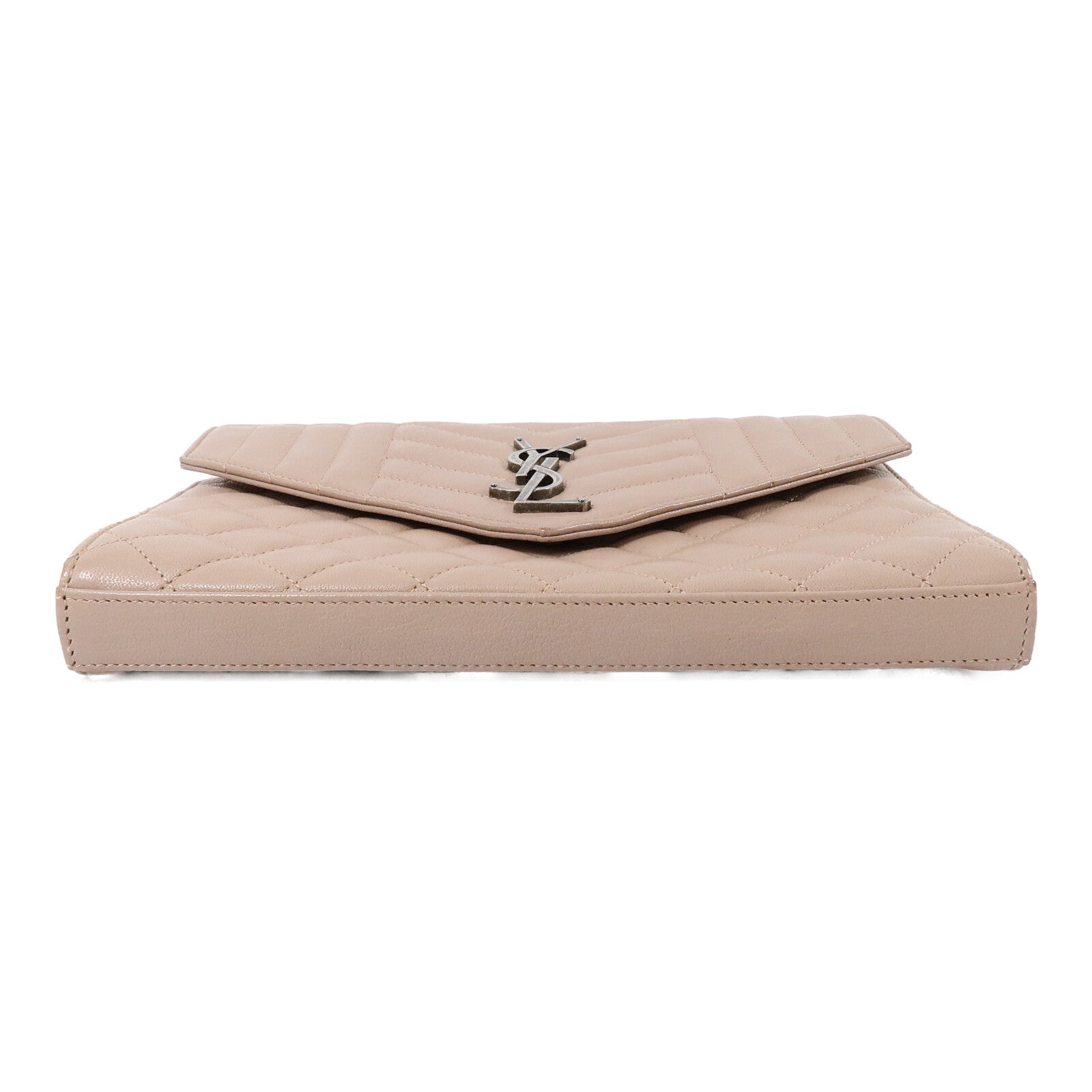 SAINT LAURENT 牛皮皮革Envelope WOC鏈帶肩背袋