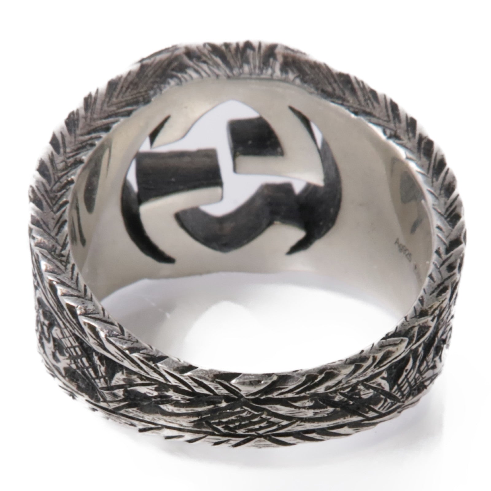 GUCCI 925純銀Ring戒指Gucci#16 US#7.5