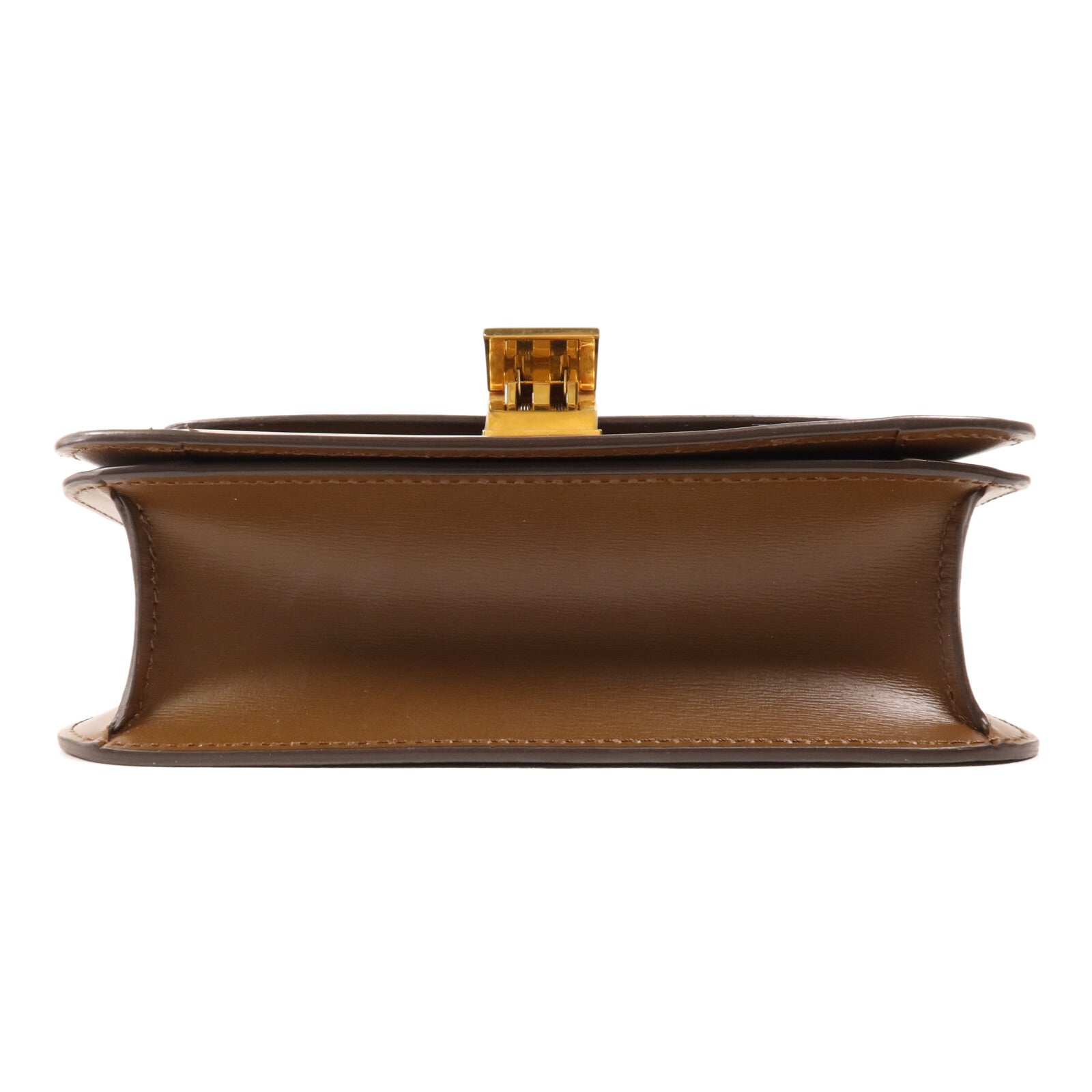 CELINE 牛皮皮革Mini Classic Box金扣肩背袋