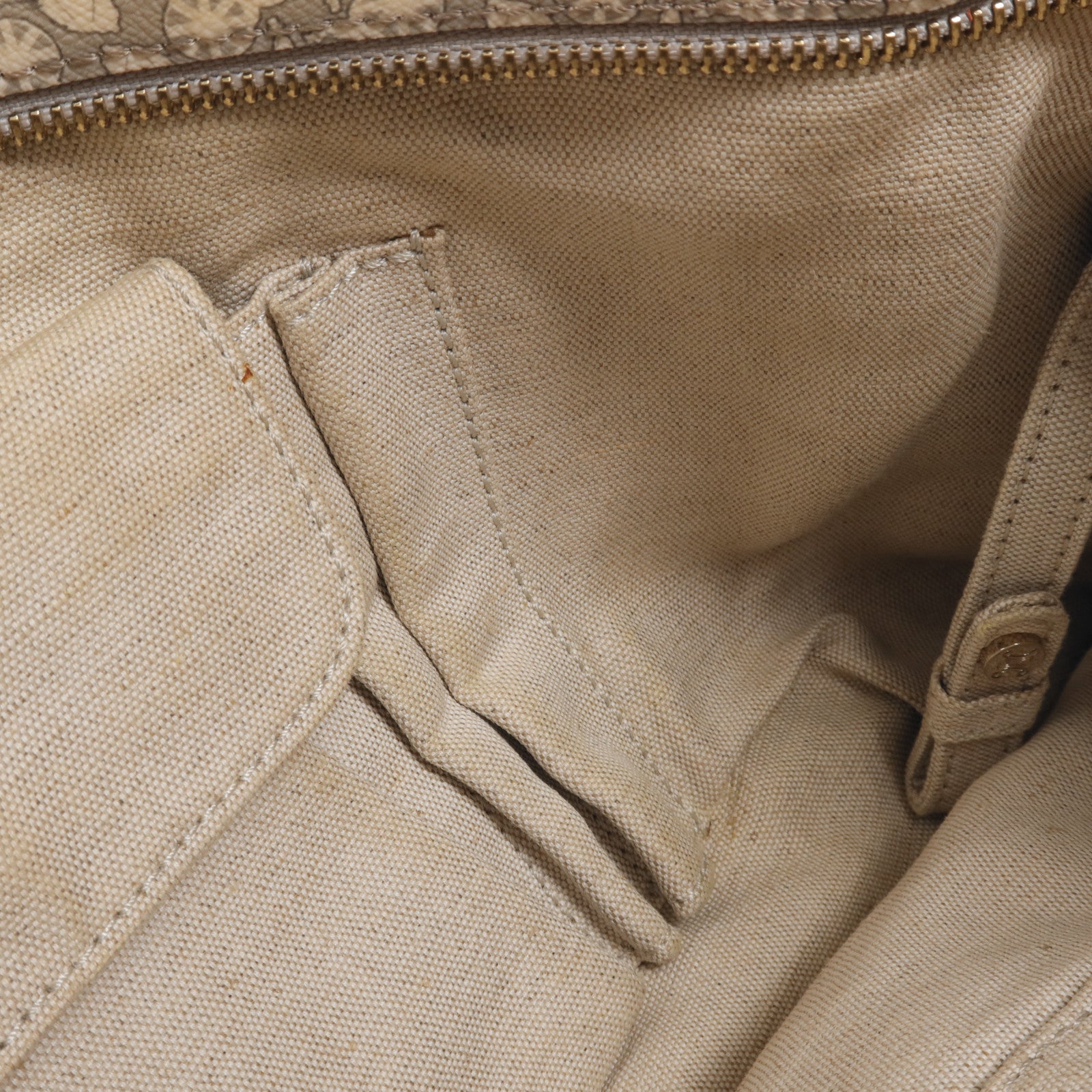 CELINE 塗層帆布Tote Bag銀扣手挽袋