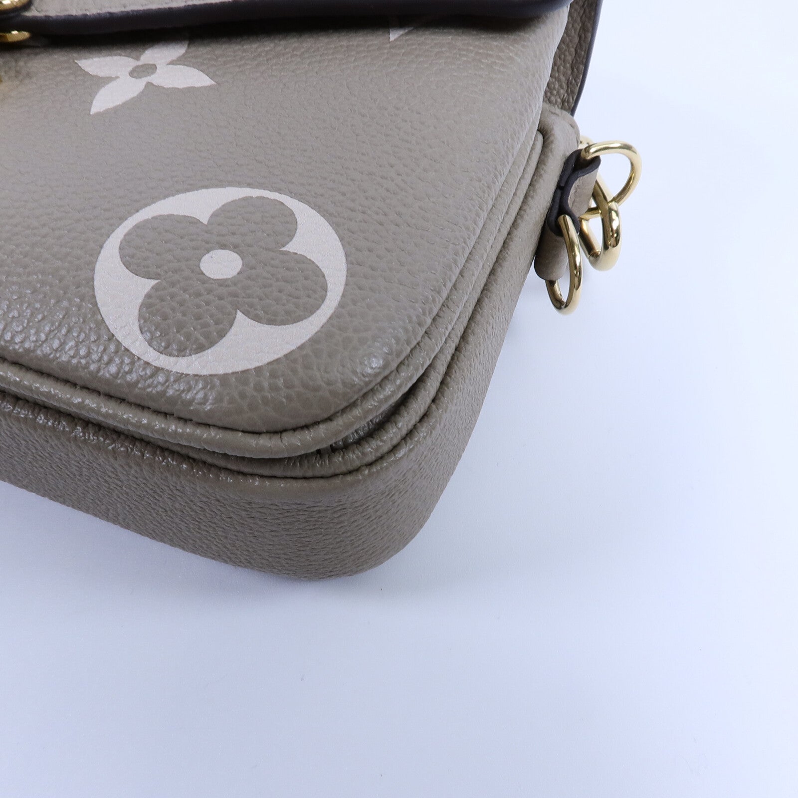 LOUIS VUITTON Monogram Empreinte Pochette Metis East West手挽肩背兩用袋