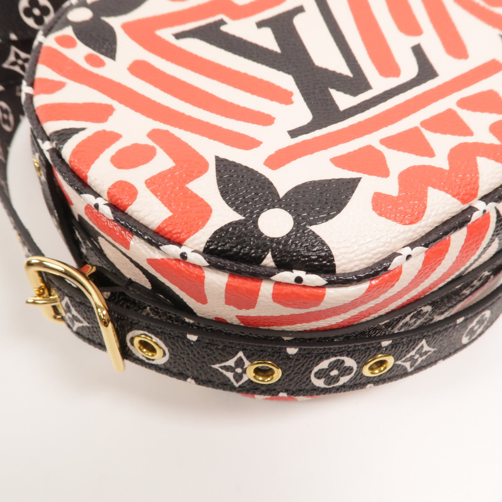 LOUIS VUITTON Monogram Giant Crafty Boite Chapeau Soupe肩背袋