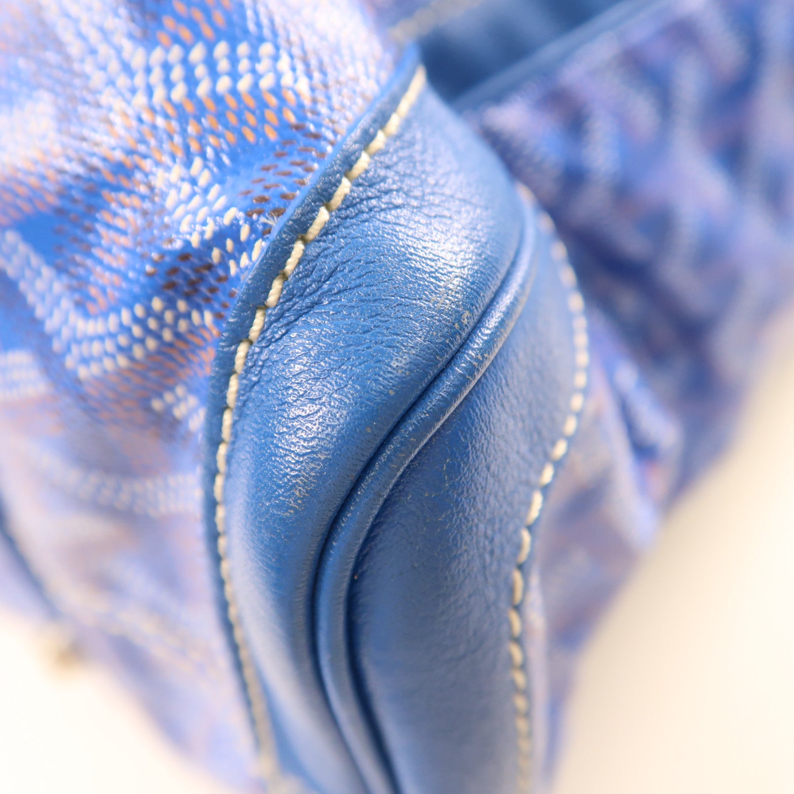 GOYARD 塗層帆布2Way Shoulder銀扣手挽肩背兩用袋