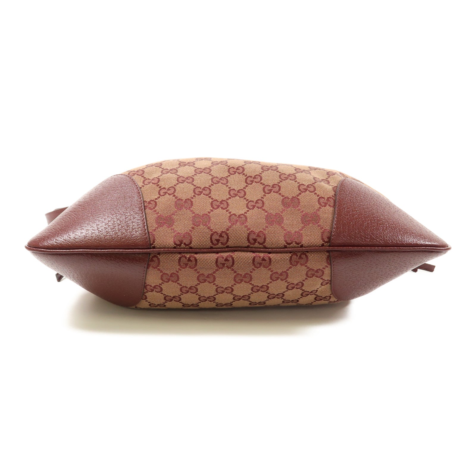 GUCCI 帆布Horsebit 1955金扣肩背袋