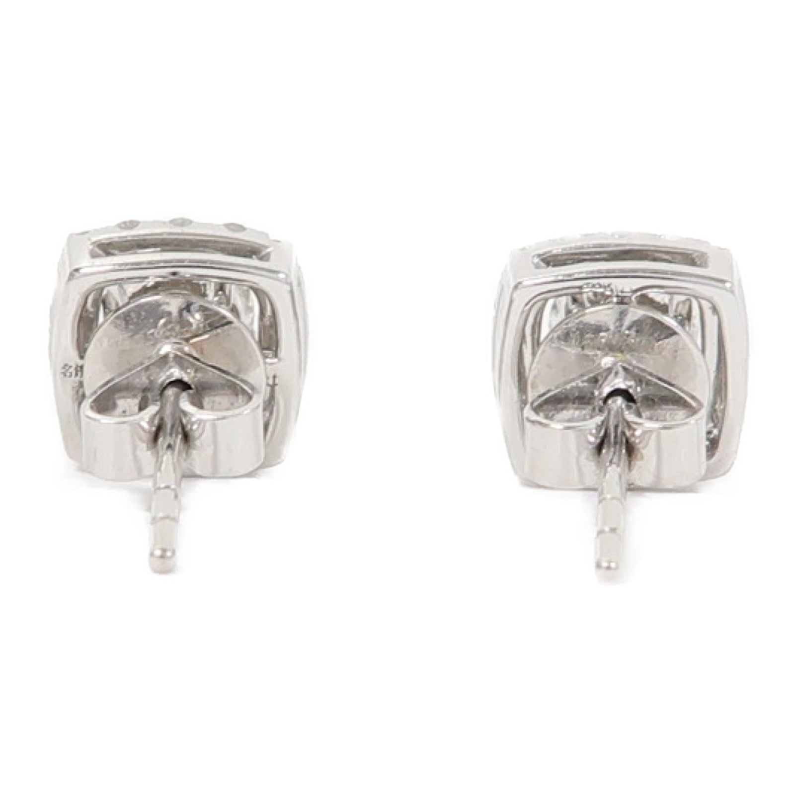 JEWELRY 18K白金Diamond 2.4g 0.31ct鑽石/0.30ct鑽石/0.142ct鑽石耳環