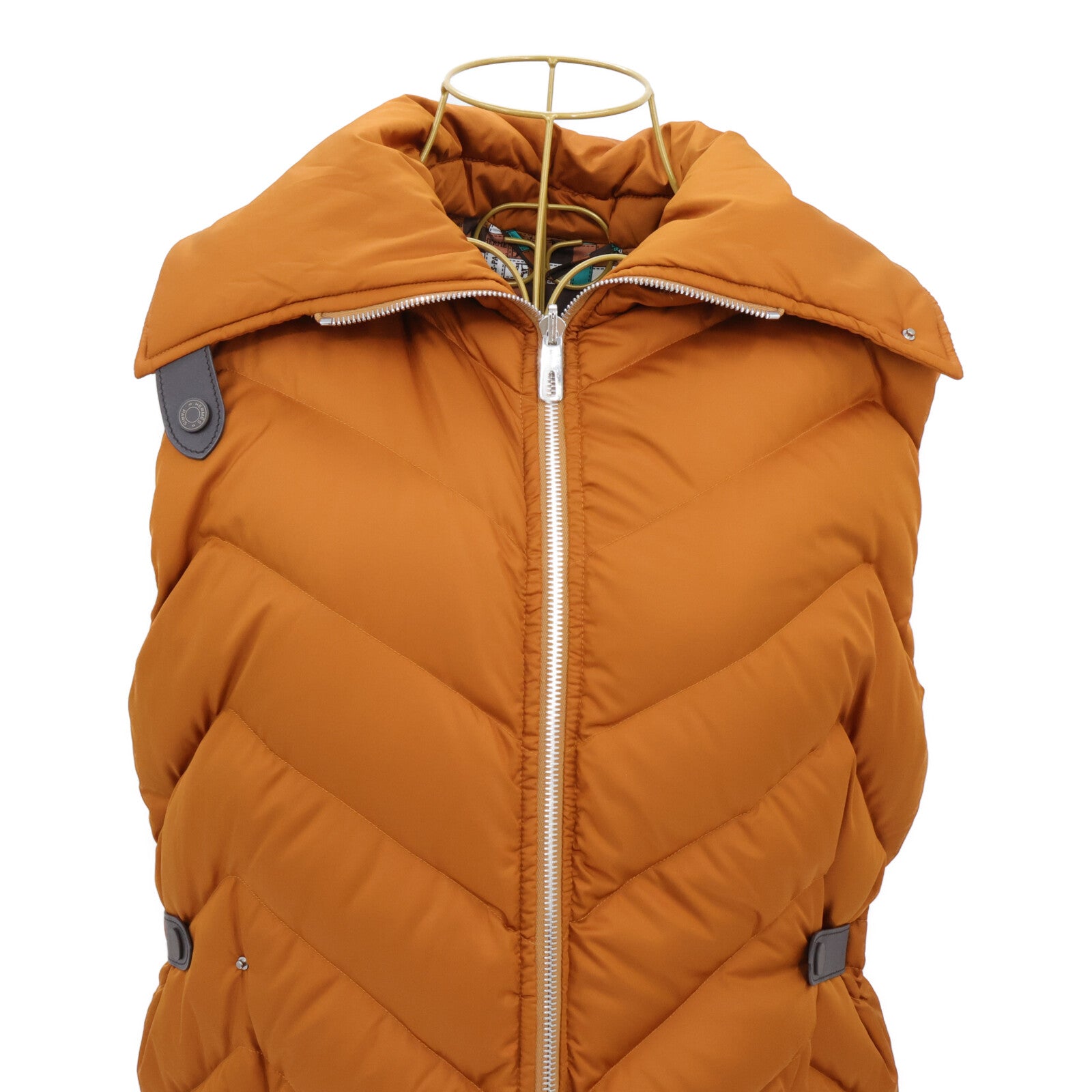 HERMES Quilted Down Puffer Vest上衣