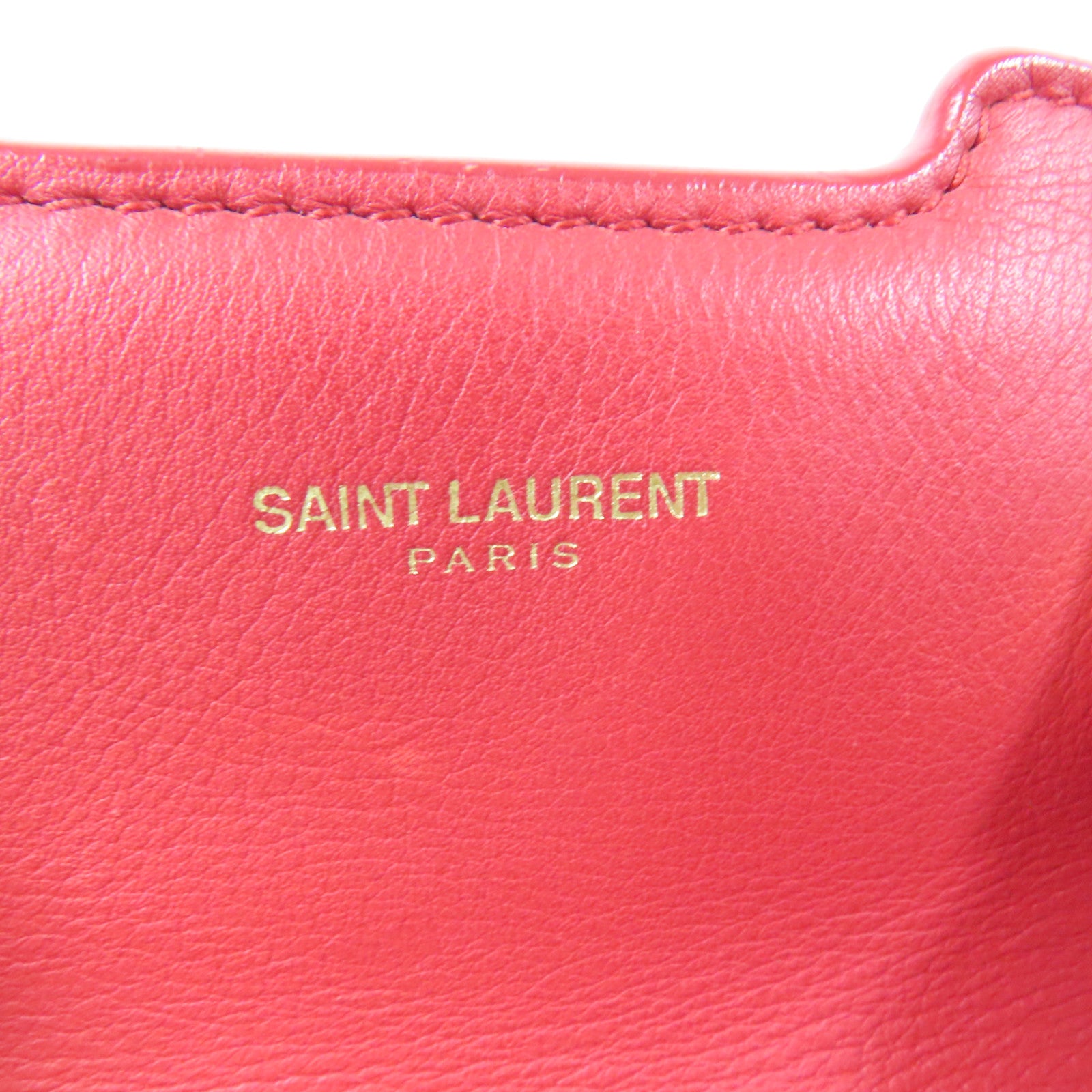 SAINT LAURENT 牛皮皮革Y Line Mini金扣手挽肩背兩用袋