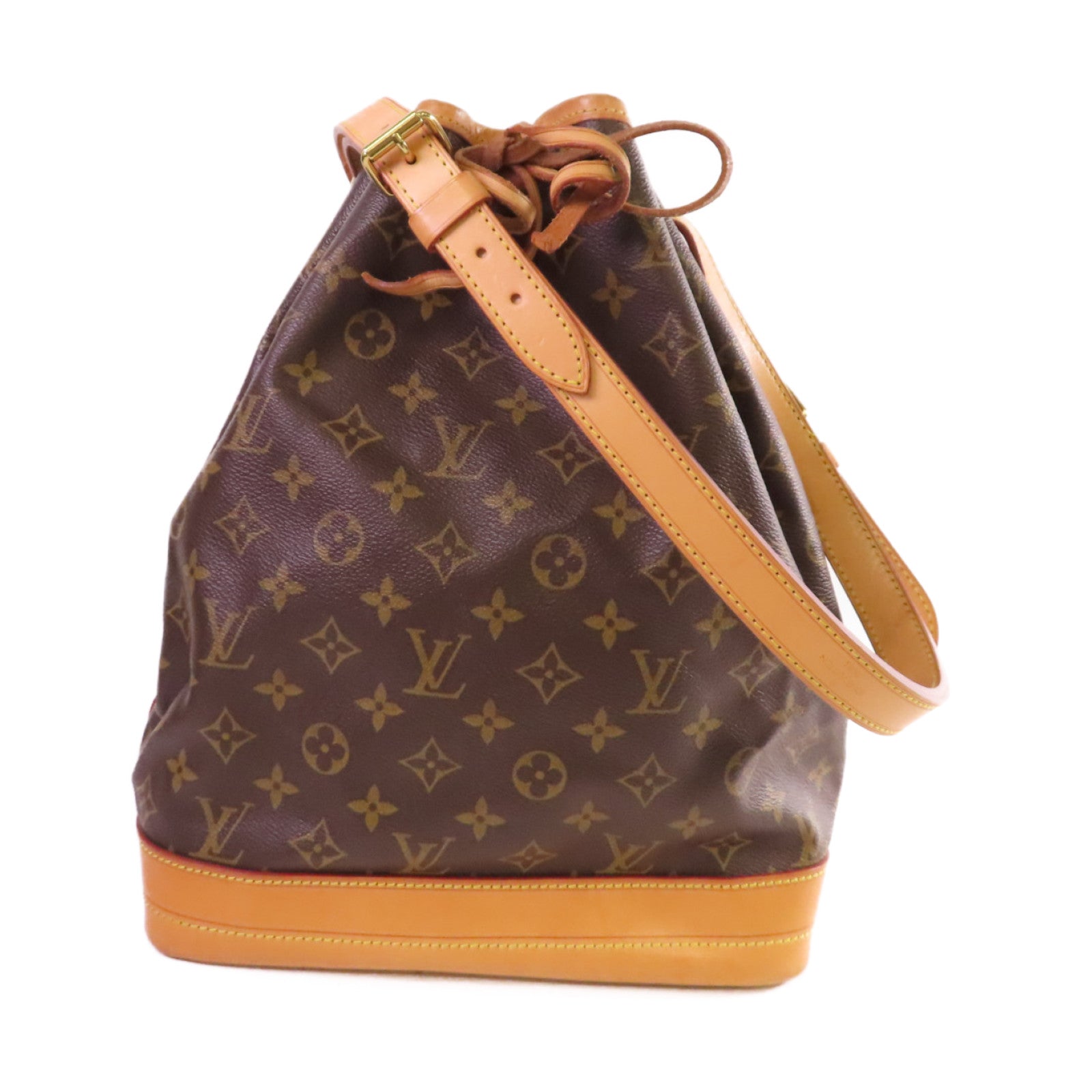 LOUIS VUITTON 【激減優惠】Monogram Noe Shoulder Bag金扣肩背袋啡色