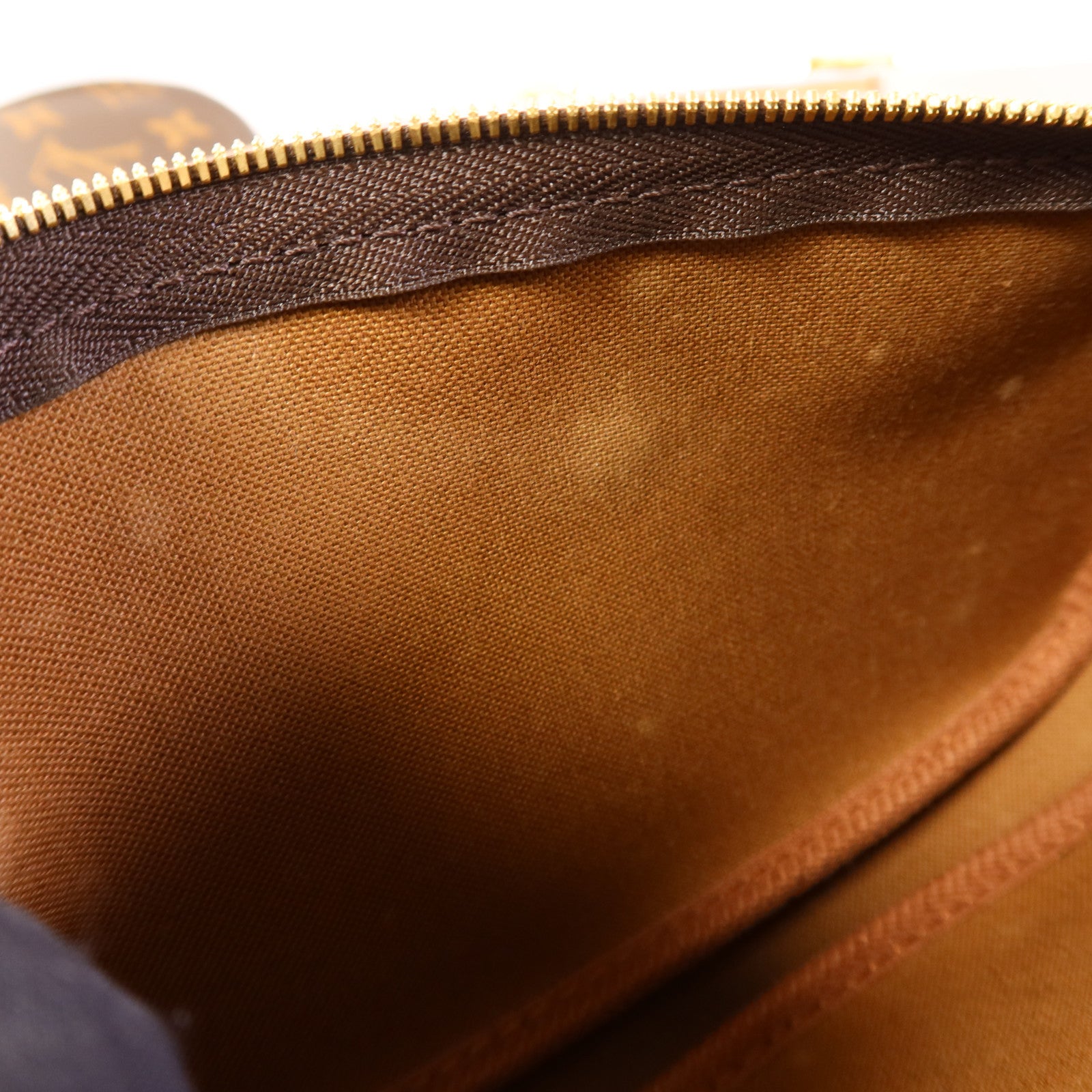 LOUIS VUITTON Monogram Multi Pochette Accessoires金扣手挽肩背兩用袋棕色