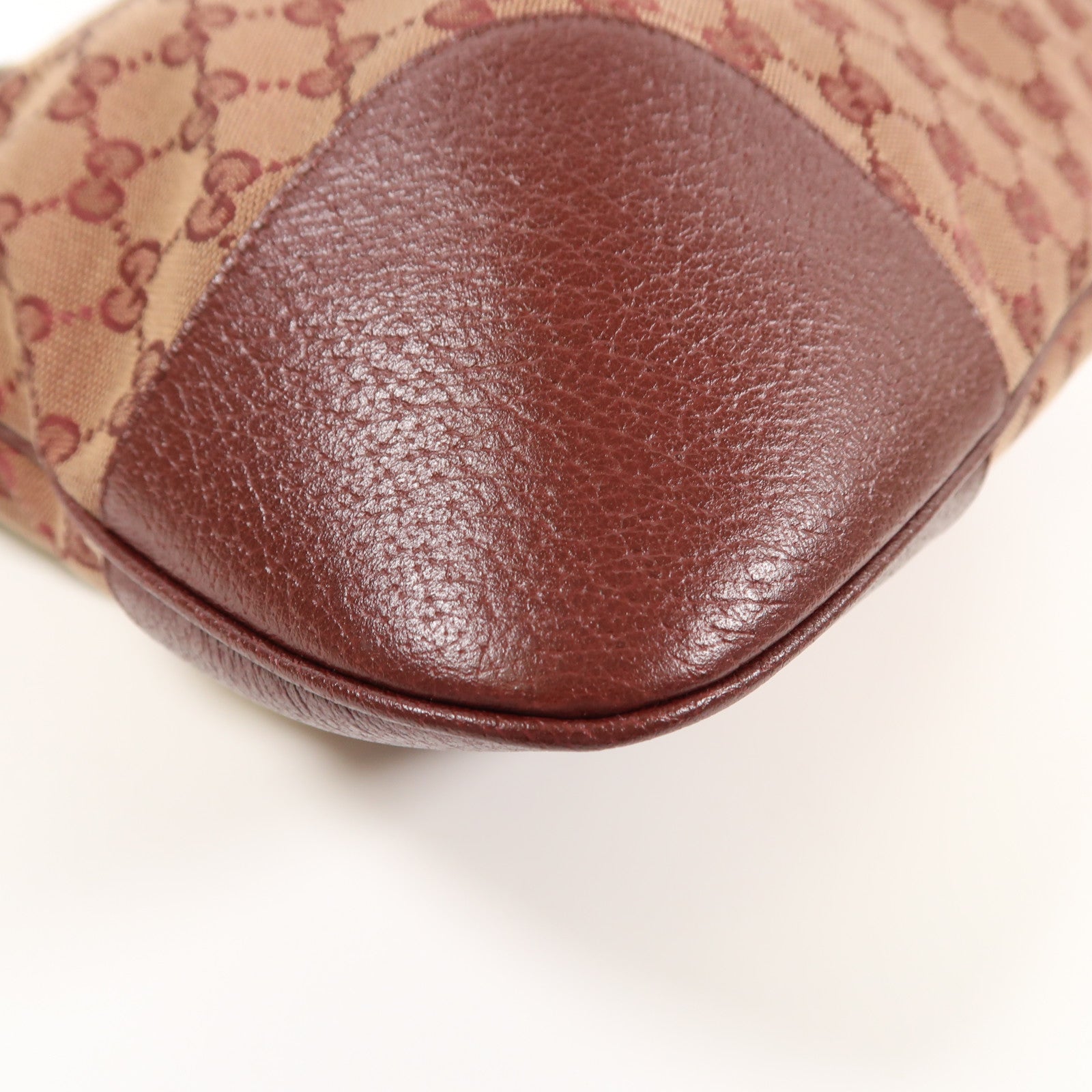 GUCCI 帆布Horsebit 1955金扣肩背袋