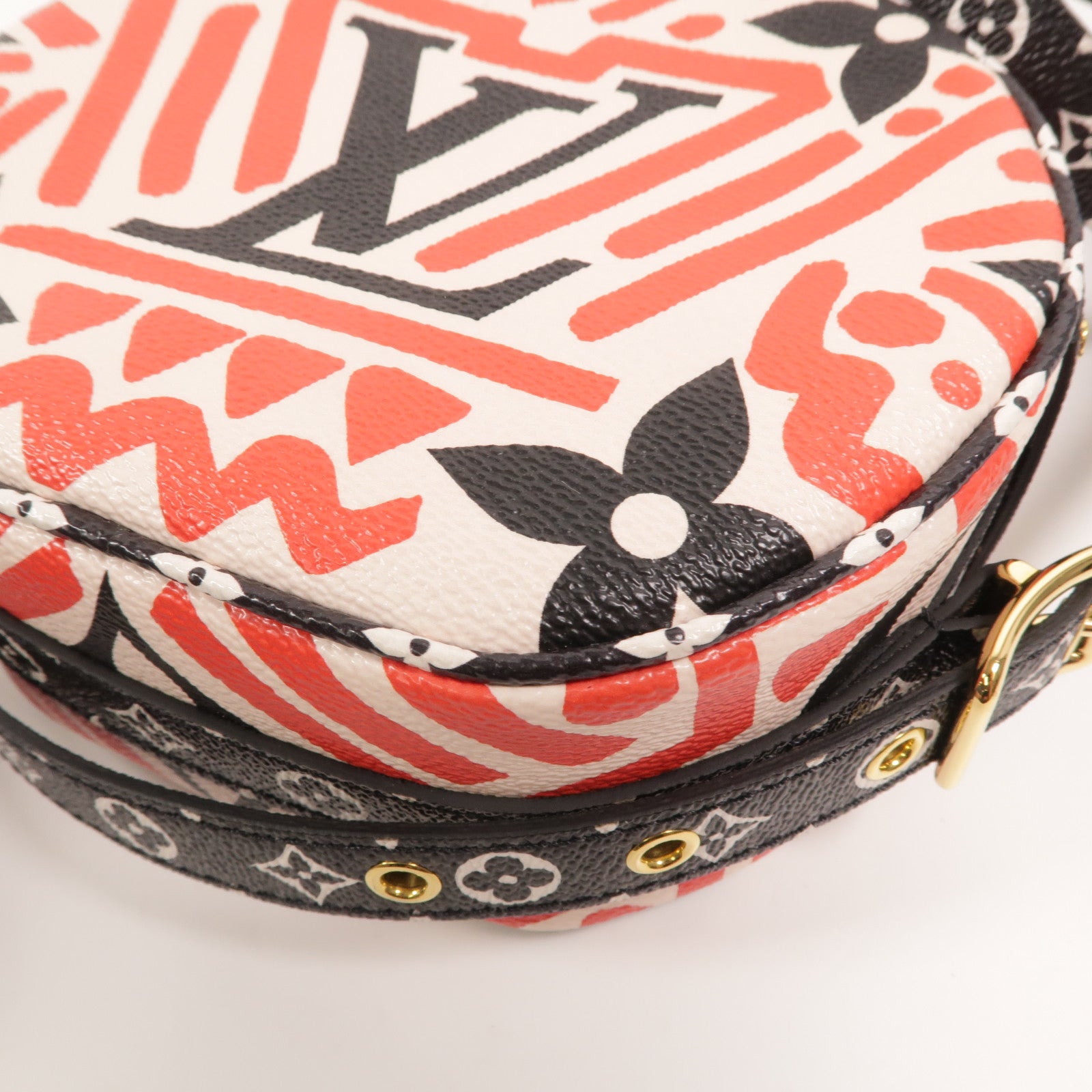 LOUIS VUITTON Monogram Giant Crafty Boite Chapeau Soupe肩背袋