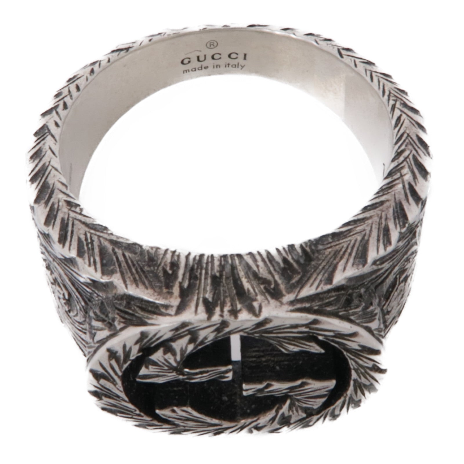 GUCCI 925純銀Ring戒指Gucci#16 US#7.5
