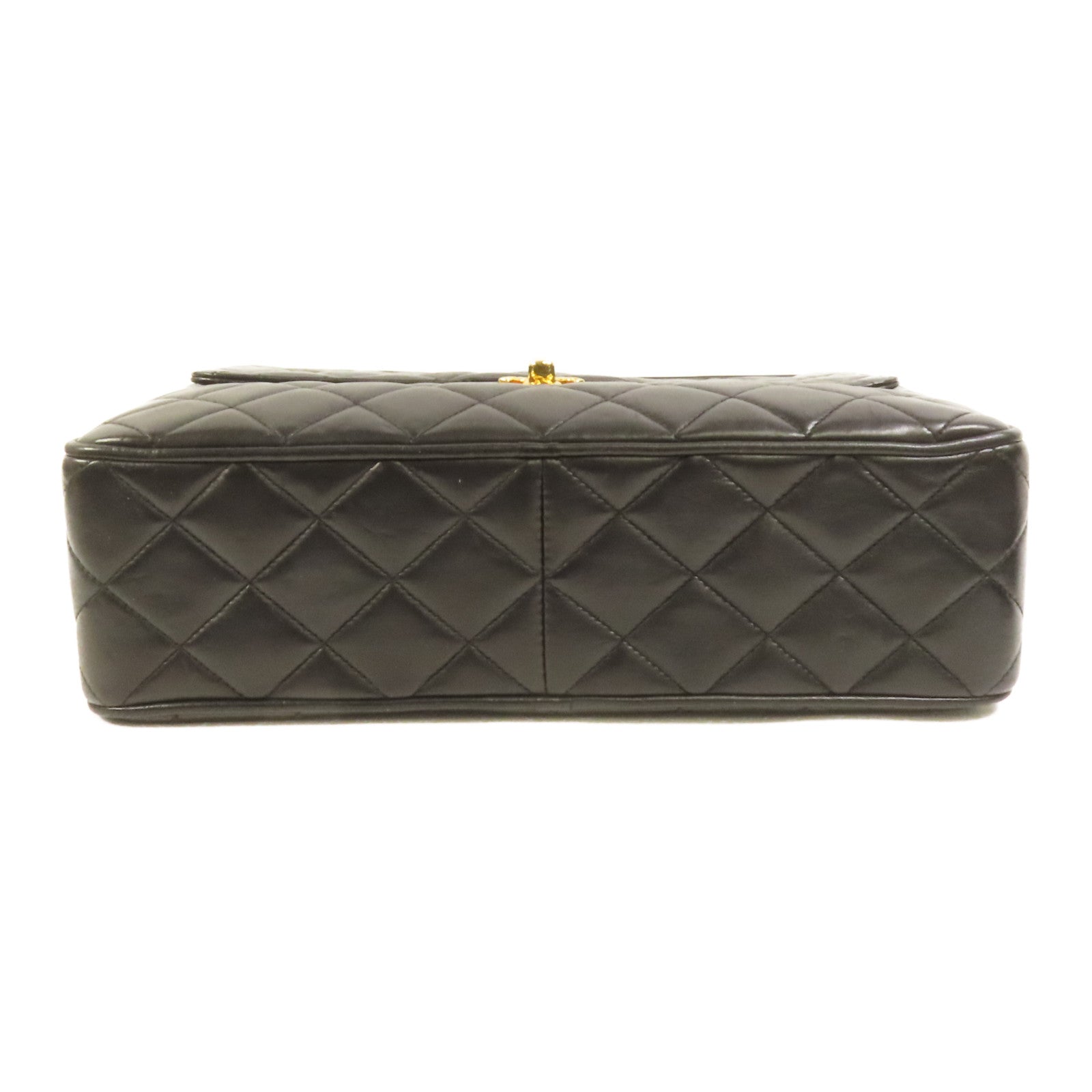 CHANEL 羊皮皮革Vintage Chain Shoulder Bag金扣鏈帶肩背袋