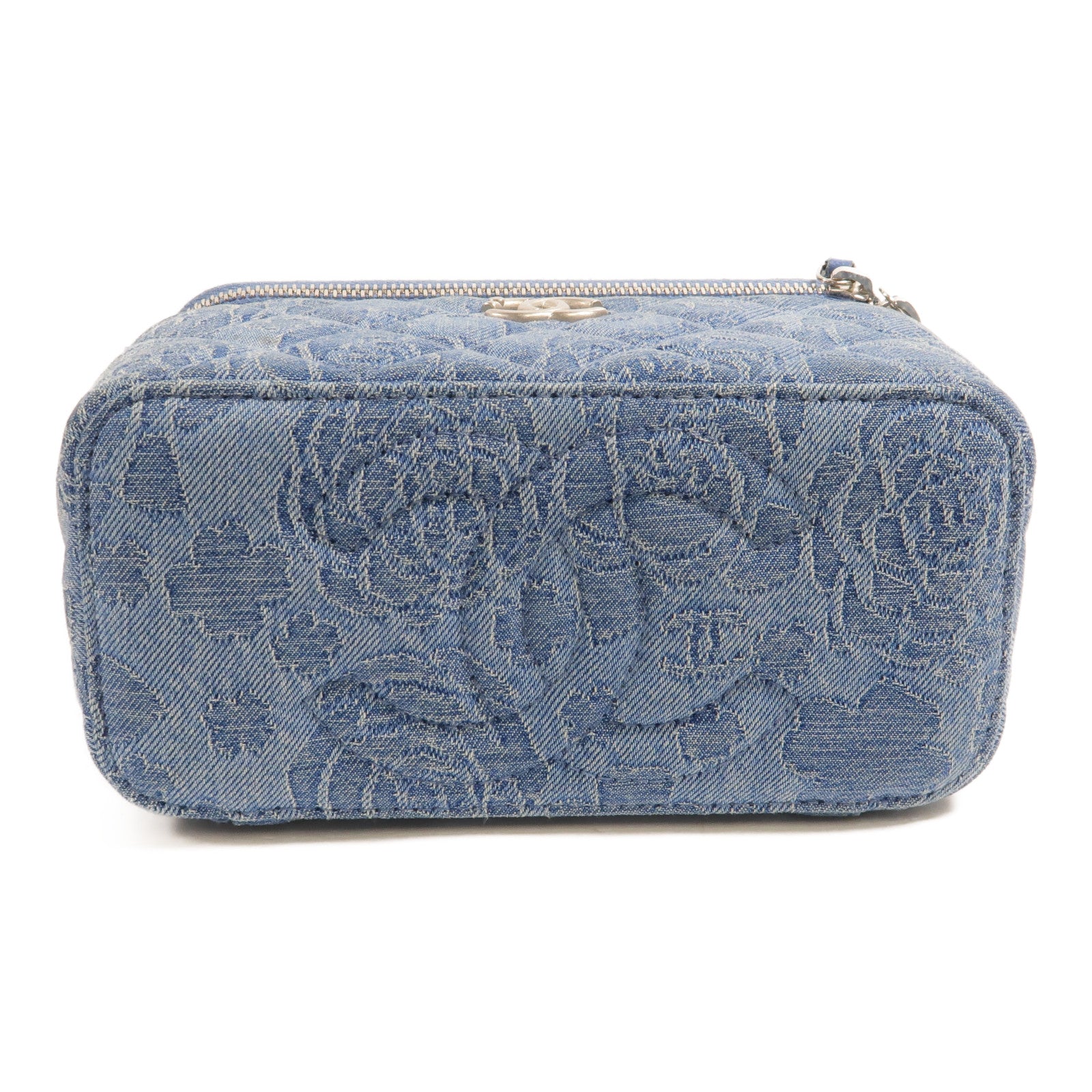 CHANEL Denim Sweetheart Crush Vanity Case肩背袋