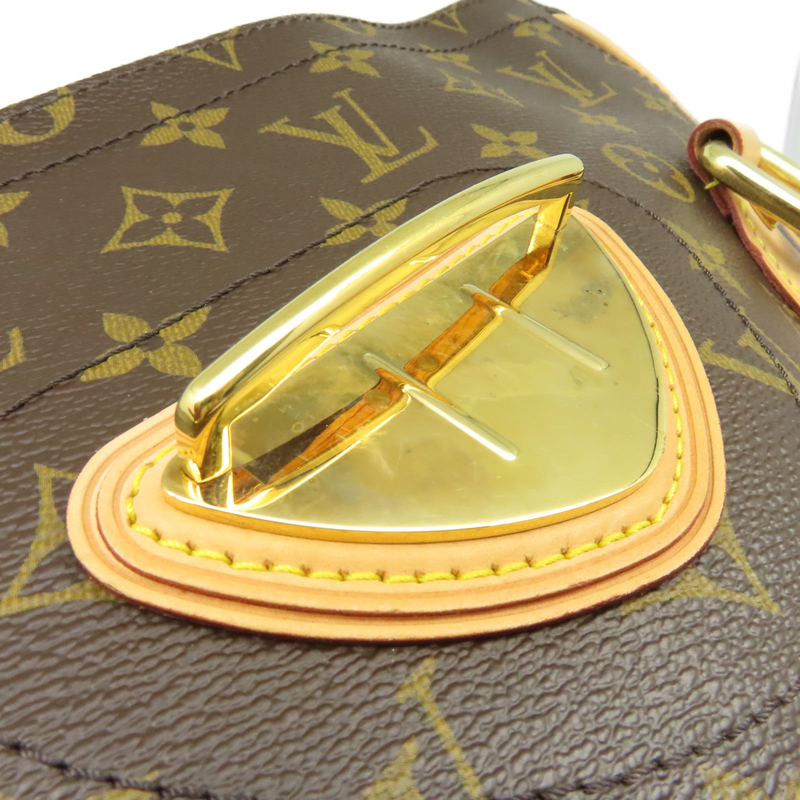 LOUIS VUITTON 【激減優惠】Monogram Beverly MM Shoulder Bag金扣肩背袋啡色