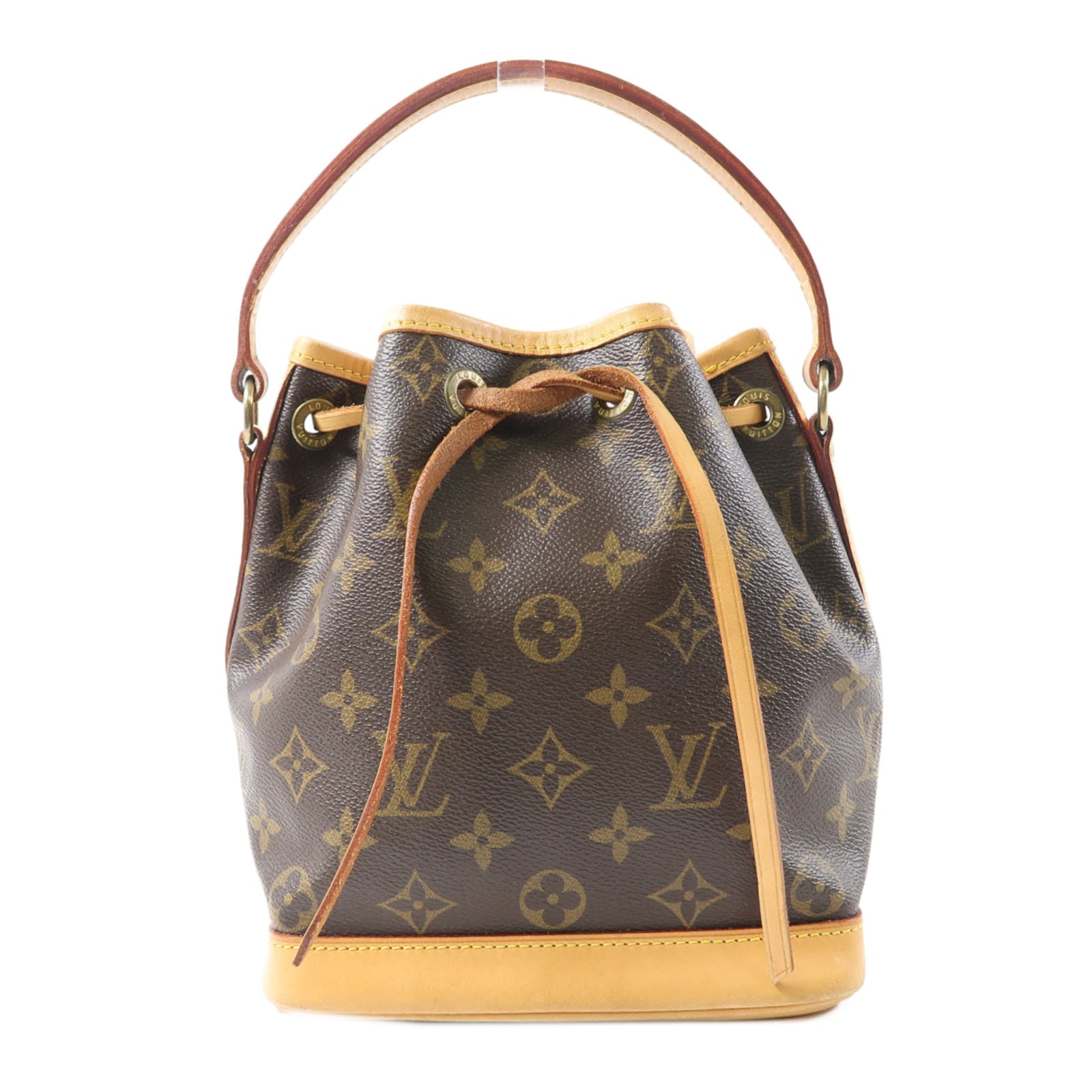 LOUIS VUITTON Monogram Noe金扣手挽袋啡色