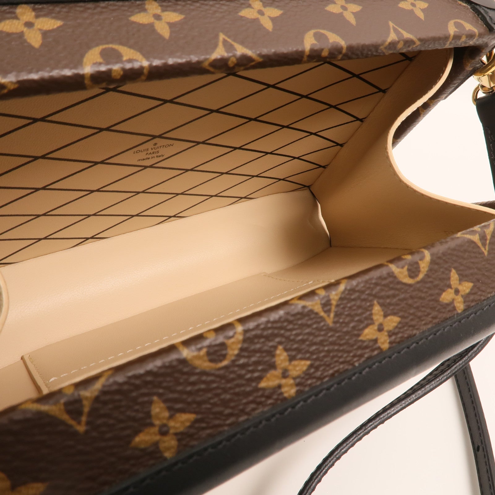 LOUIS VUITTON Monogram Petite Malle金扣肩背袋
