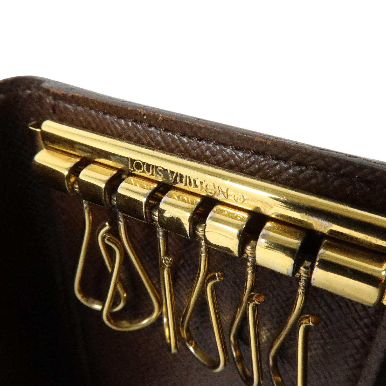 LOUIS VUITTON Damier Multicles 6 Key Holder金扣鎖匙扣