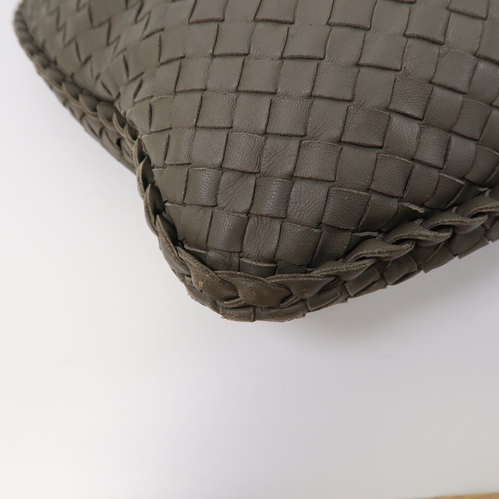BOTTEGA VENETA 織紋牛皮皮革Shoulder Bag肩背袋綠色