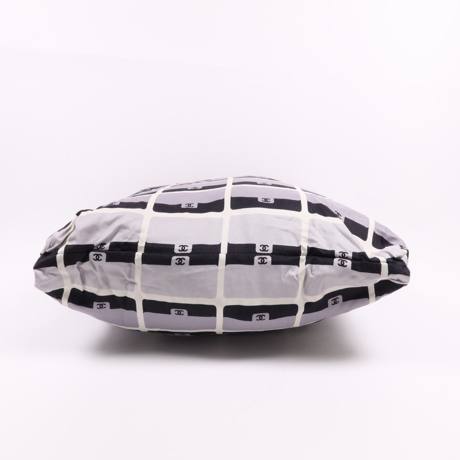 CHANEL 帆布Tote Bag銀扣手挽袋