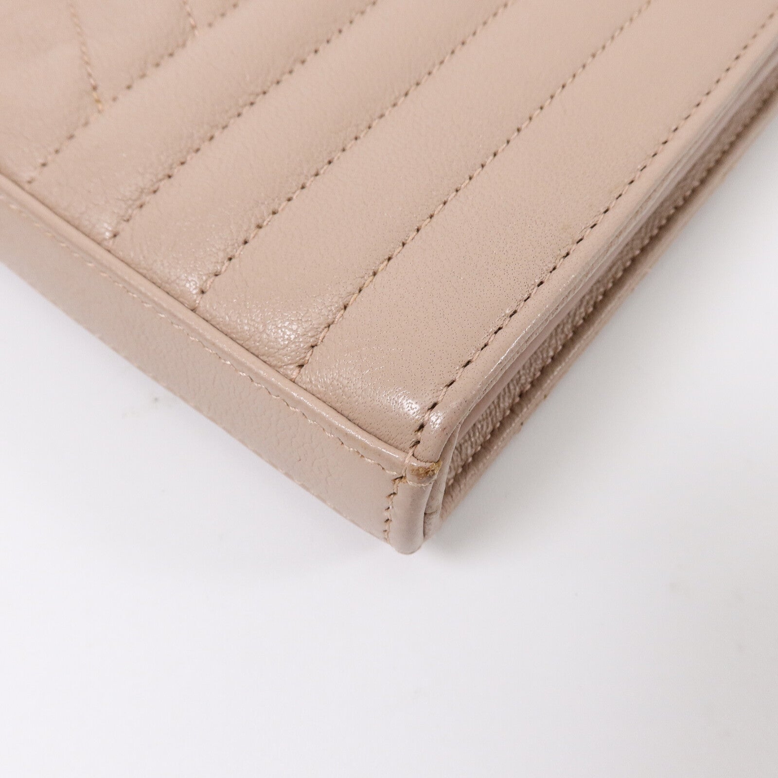 SAINT LAURENT 牛皮皮革Envelope WOC鏈帶肩背袋