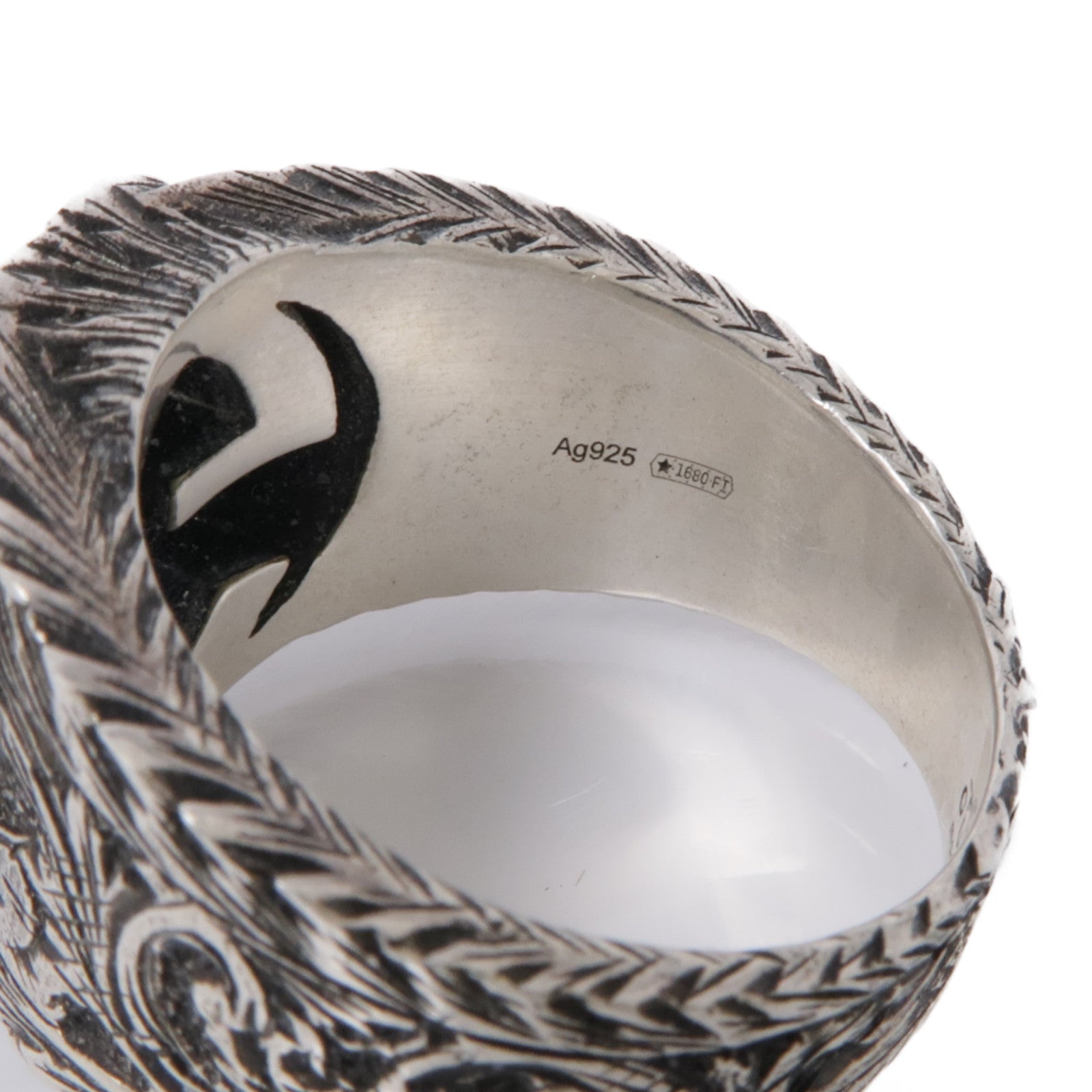 GUCCI 925純銀Ring戒指Gucci#16 US#7.5