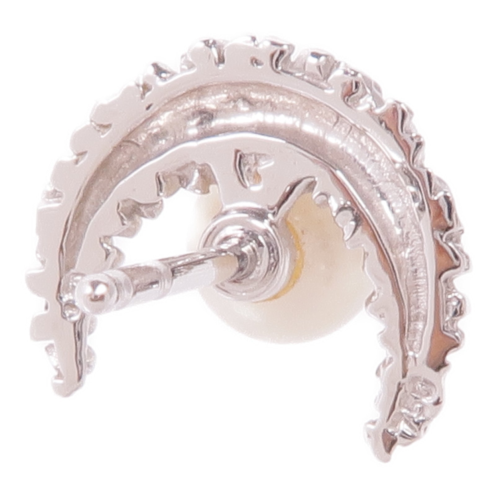 MIKIMOTO 18K白金Akoya Pearl Earrings珍珠耳環