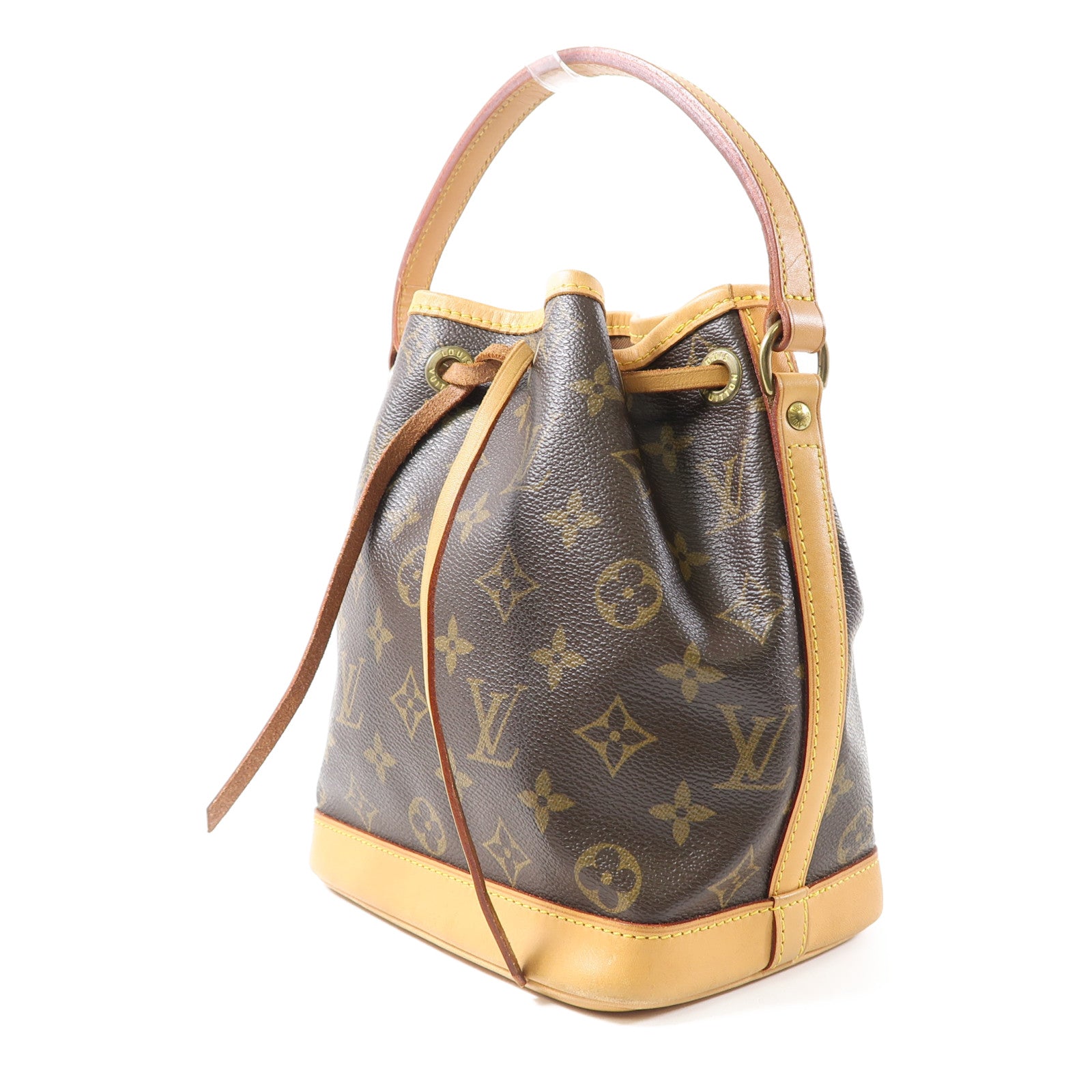 LOUIS VUITTON Monogram Noe金扣手挽袋啡色