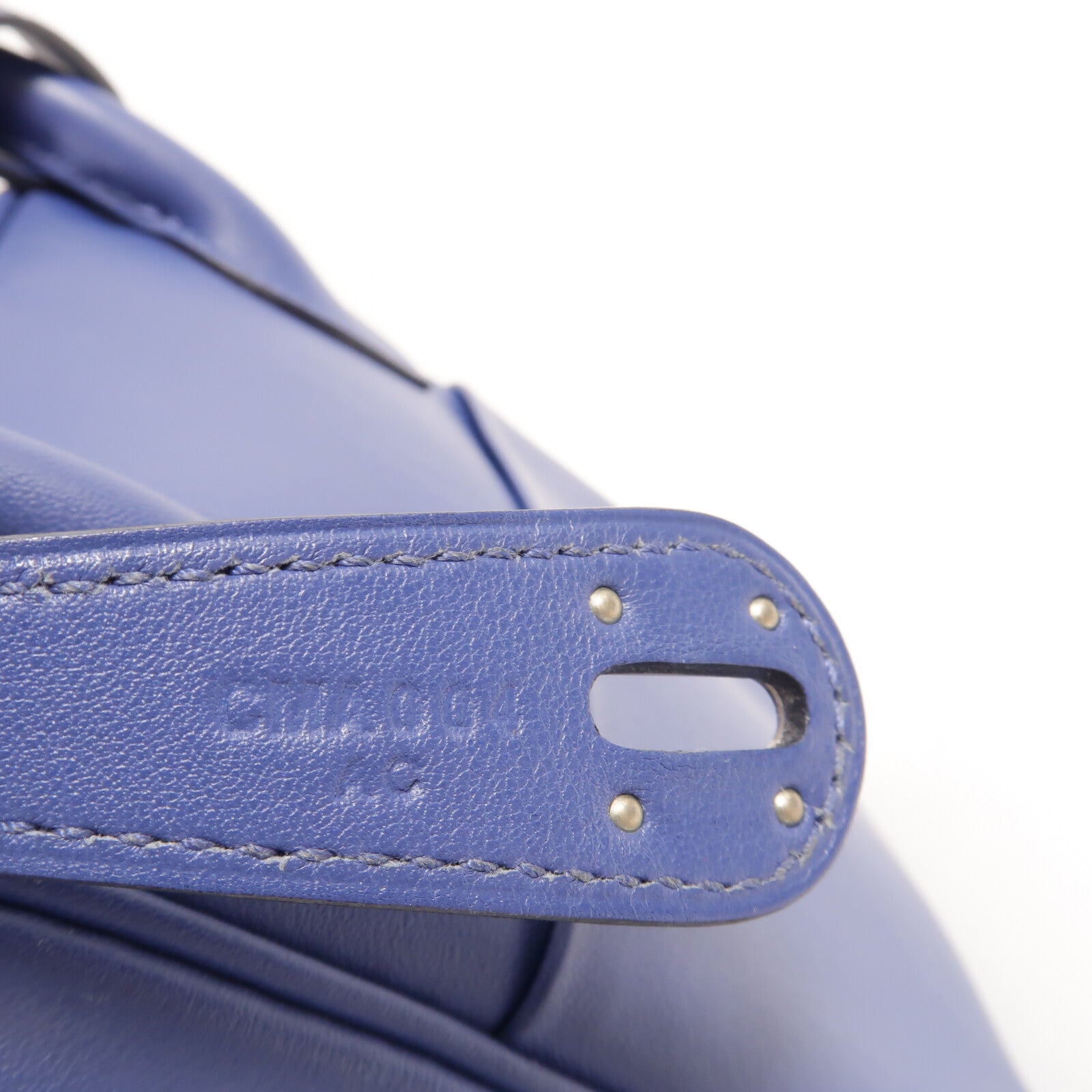 HERMES Swift皮革Lindy 26手挽肩背兩用袋Bleu Brighton