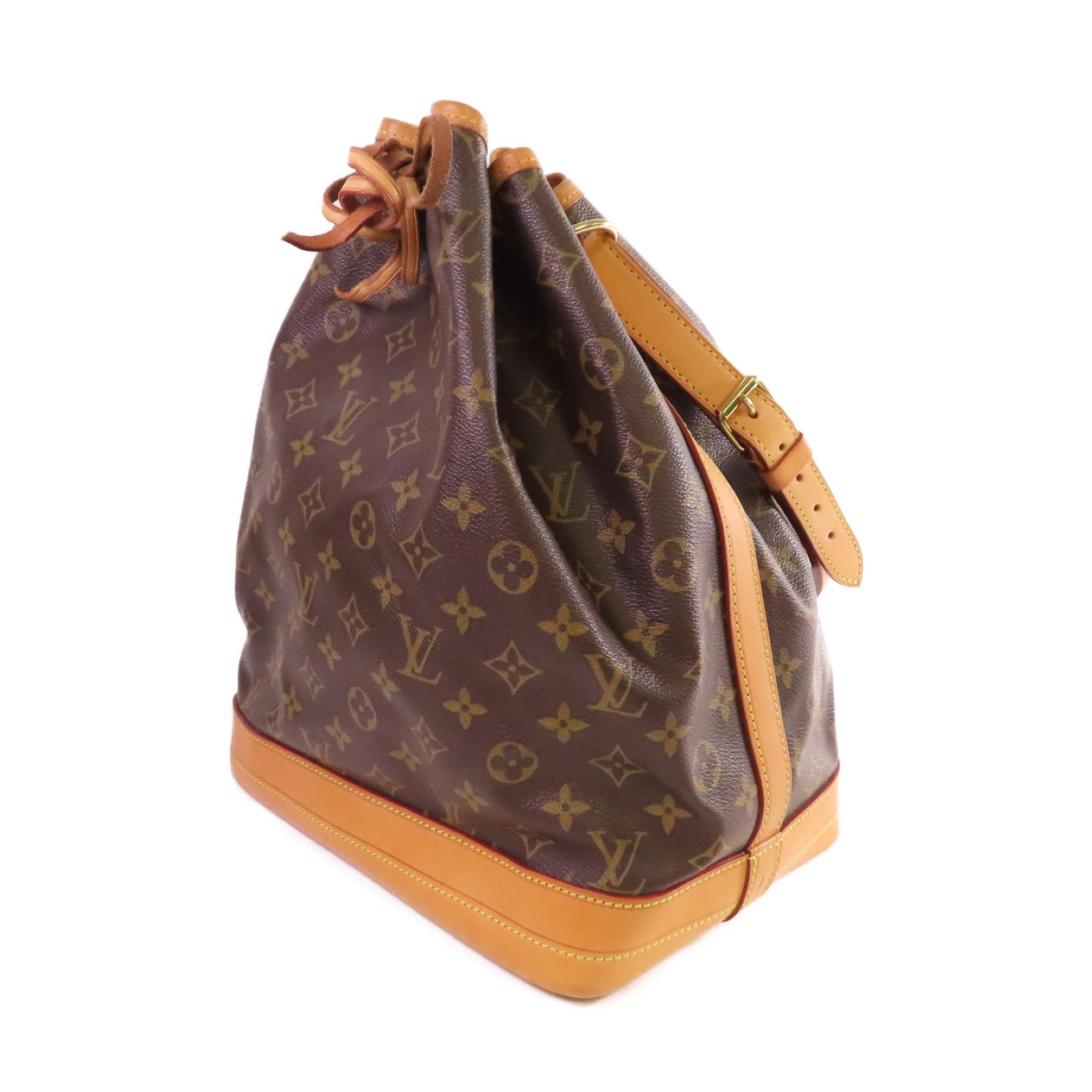 LOUIS VUITTON 【激減優惠】Monogram Noe Shoulder Bag金扣肩背袋啡色