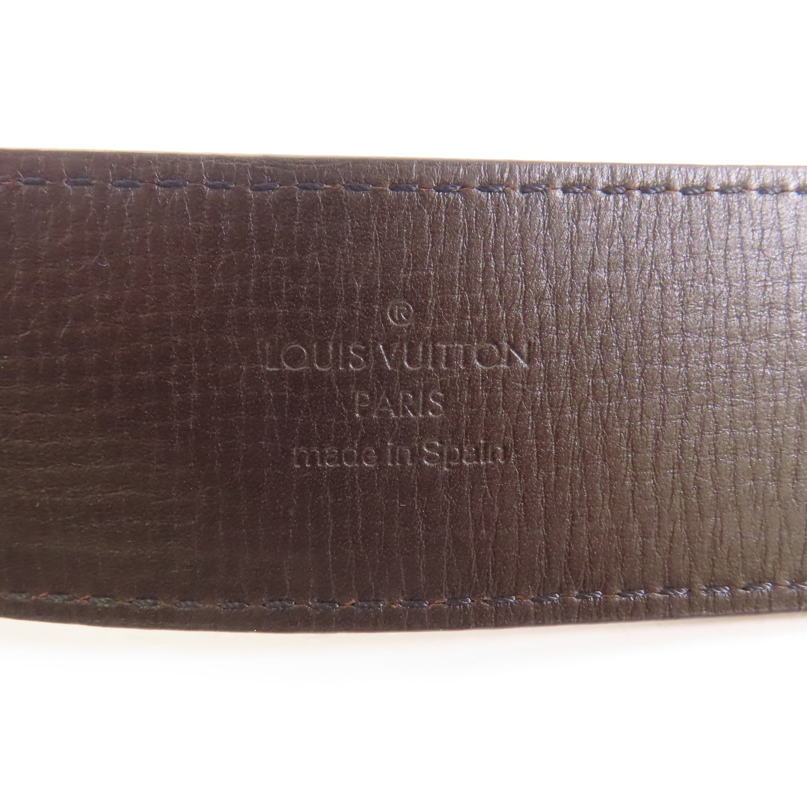 LOUIS VUITTON 牛皮皮革S.T. LV Initials皮帶