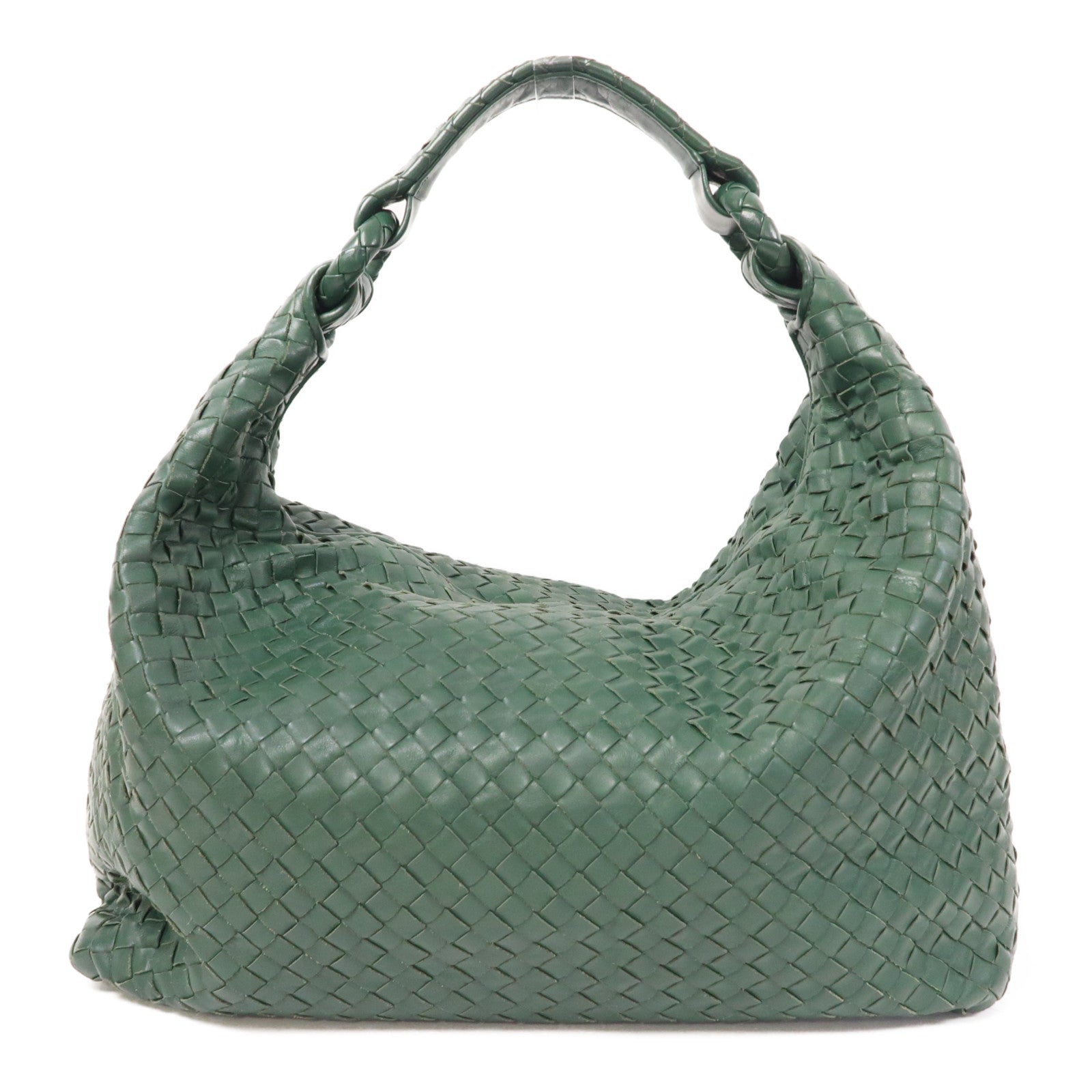 BOTTEGA VENETA 織紋皮革Shoulder Bag肩背袋綠色