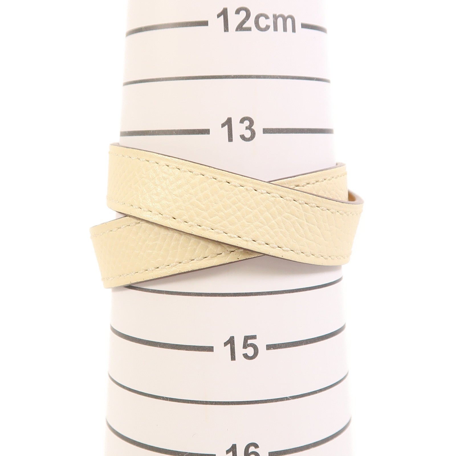 HERMES Epsom皮革Kelly Double Tour T1手鐲Nata