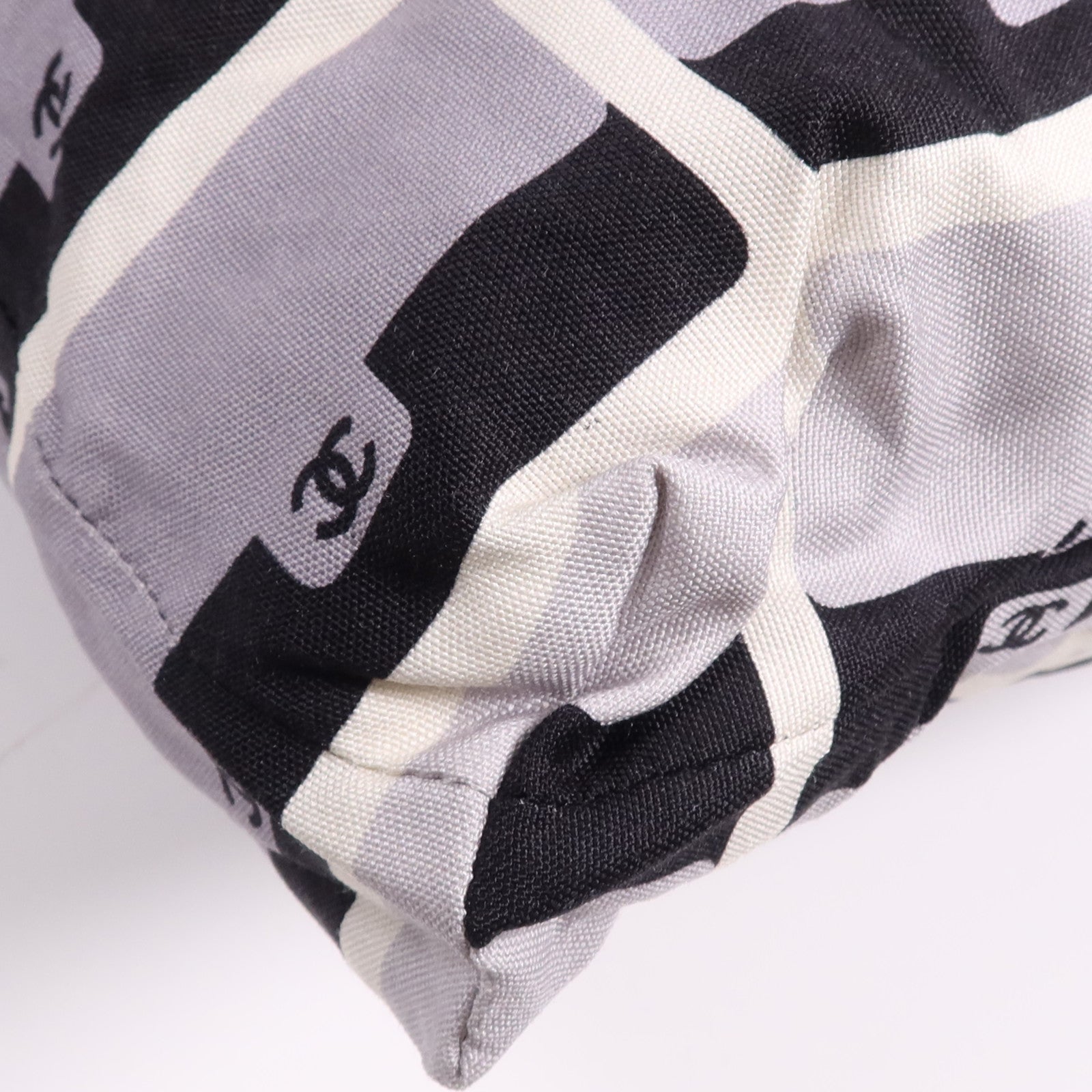 CHANEL 帆布Tote Bag銀扣手挽袋