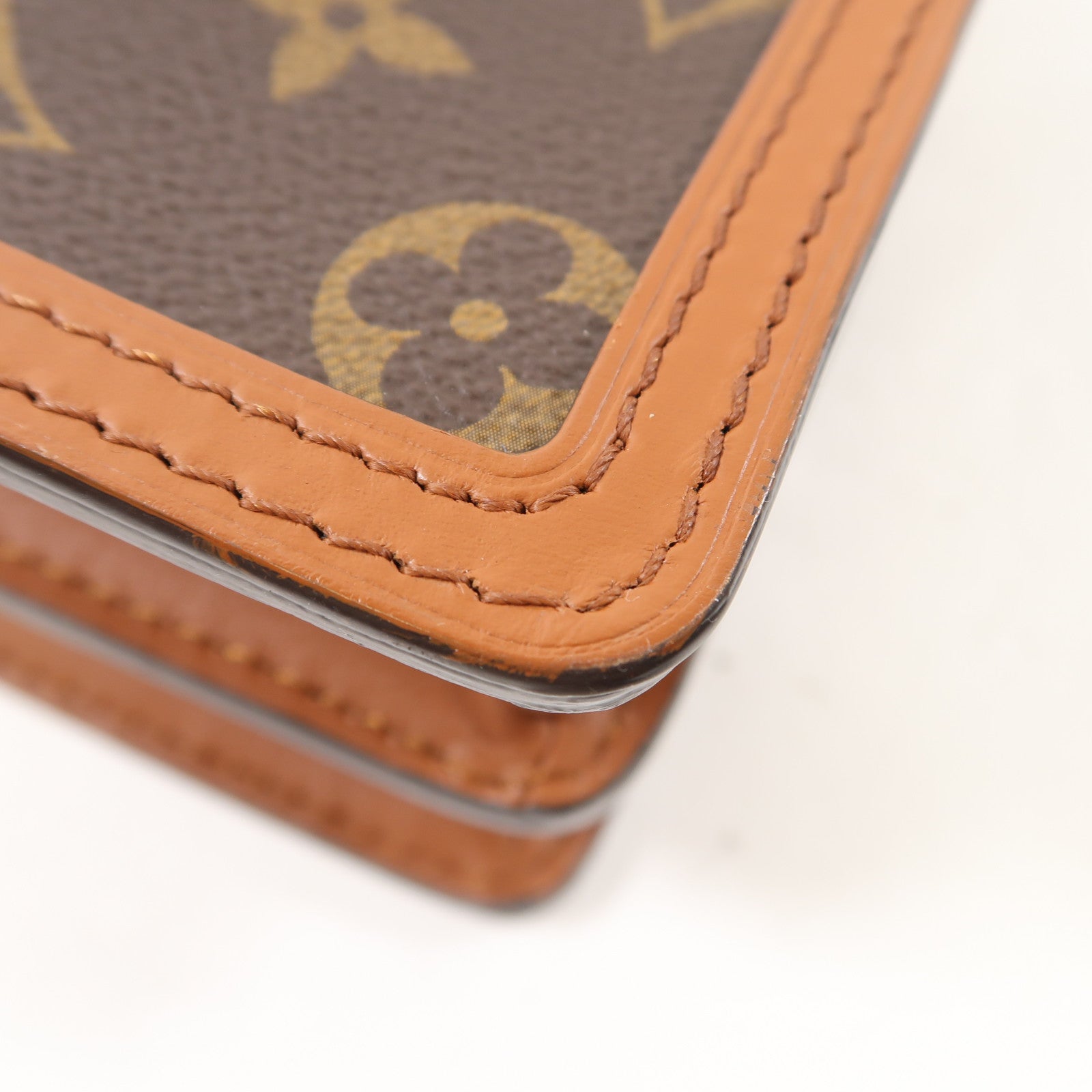 LOUIS VUITTON 【激減優惠】Monogram Dauphine金扣肩背袋啡色