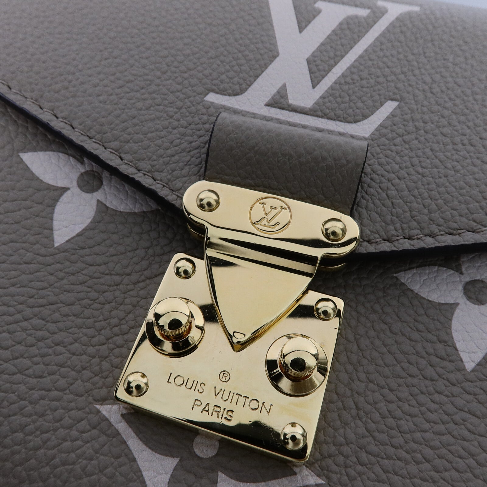 LOUIS VUITTON Monogram Empreinte Pochette Metis East West手挽肩背兩用袋