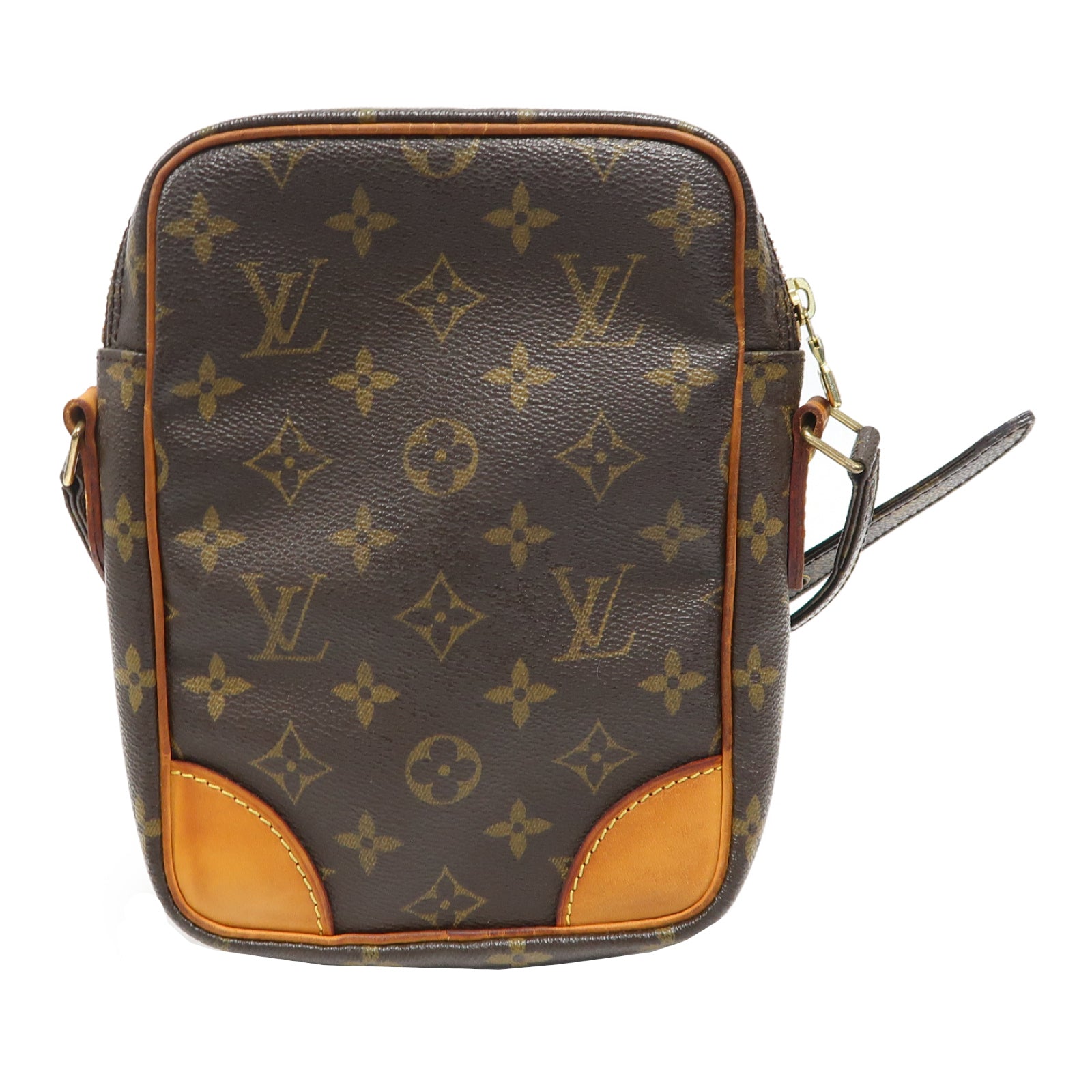 LOUIS VUITTON Monogram Amazon金扣肩背袋啡色