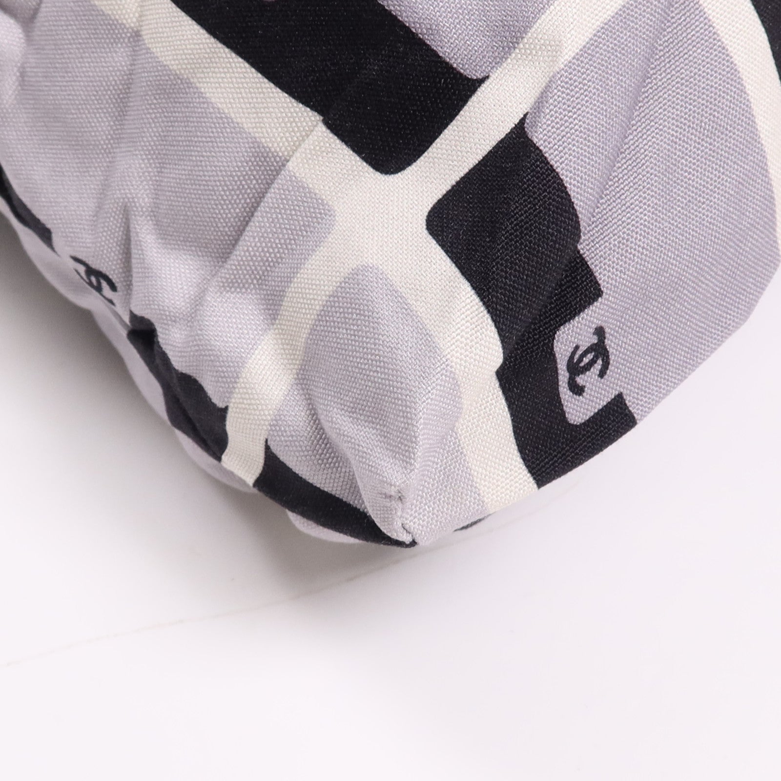 CHANEL 帆布Tote Bag銀扣手挽袋