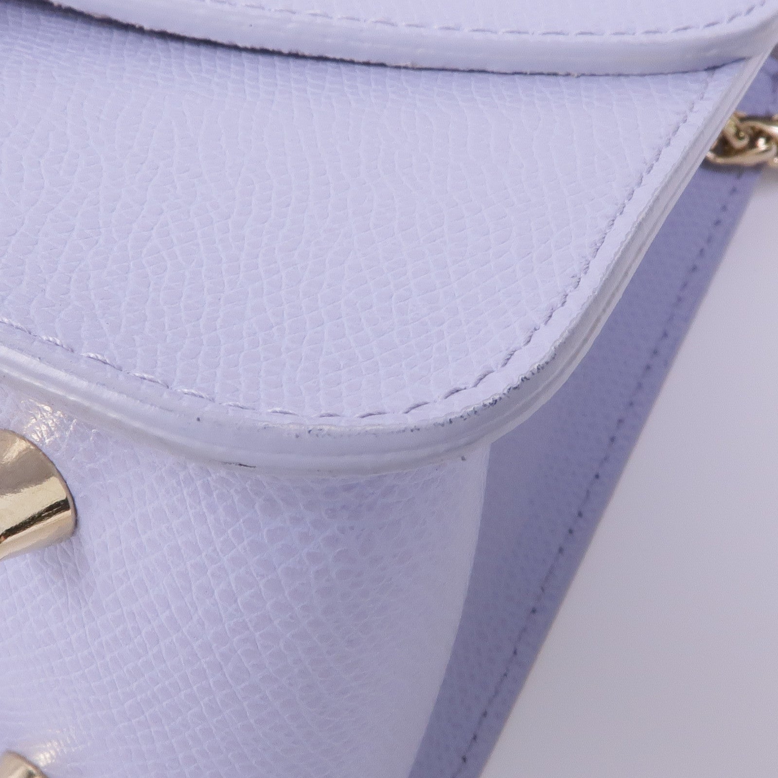 Furla 牛皮皮革Shoulder Bag金扣肩背袋