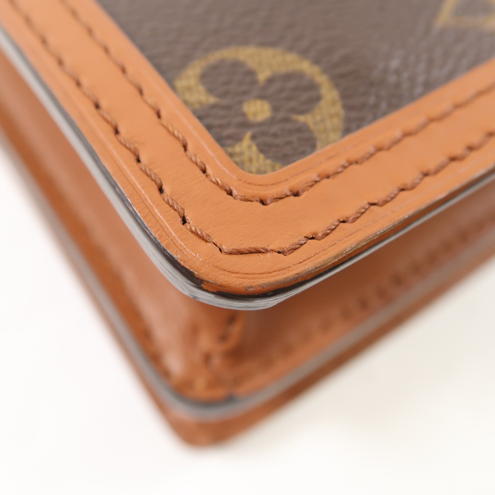 LOUIS VUITTON 【激減優惠】Monogram Dauphine金扣肩背袋啡色
