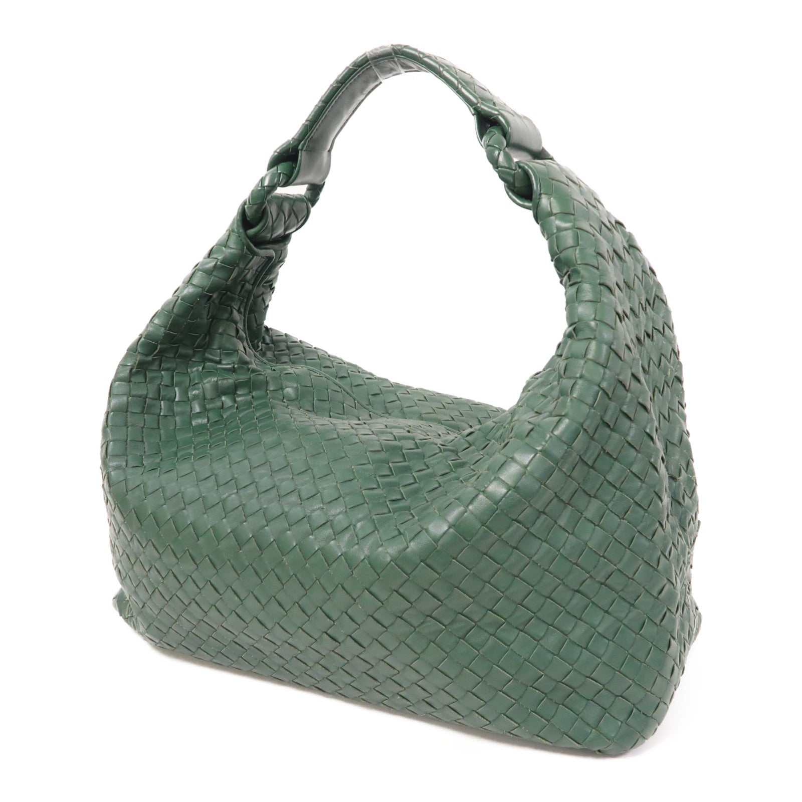 BOTTEGA VENETA 織紋皮革Shoulder Bag肩背袋綠色