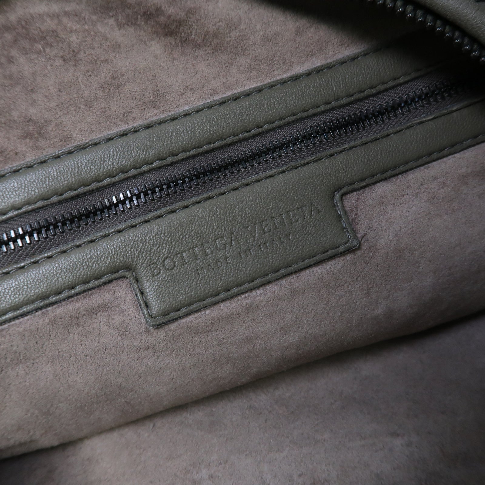 BOTTEGA VENETA 織紋牛皮皮革Shoulder Bag肩背袋綠色