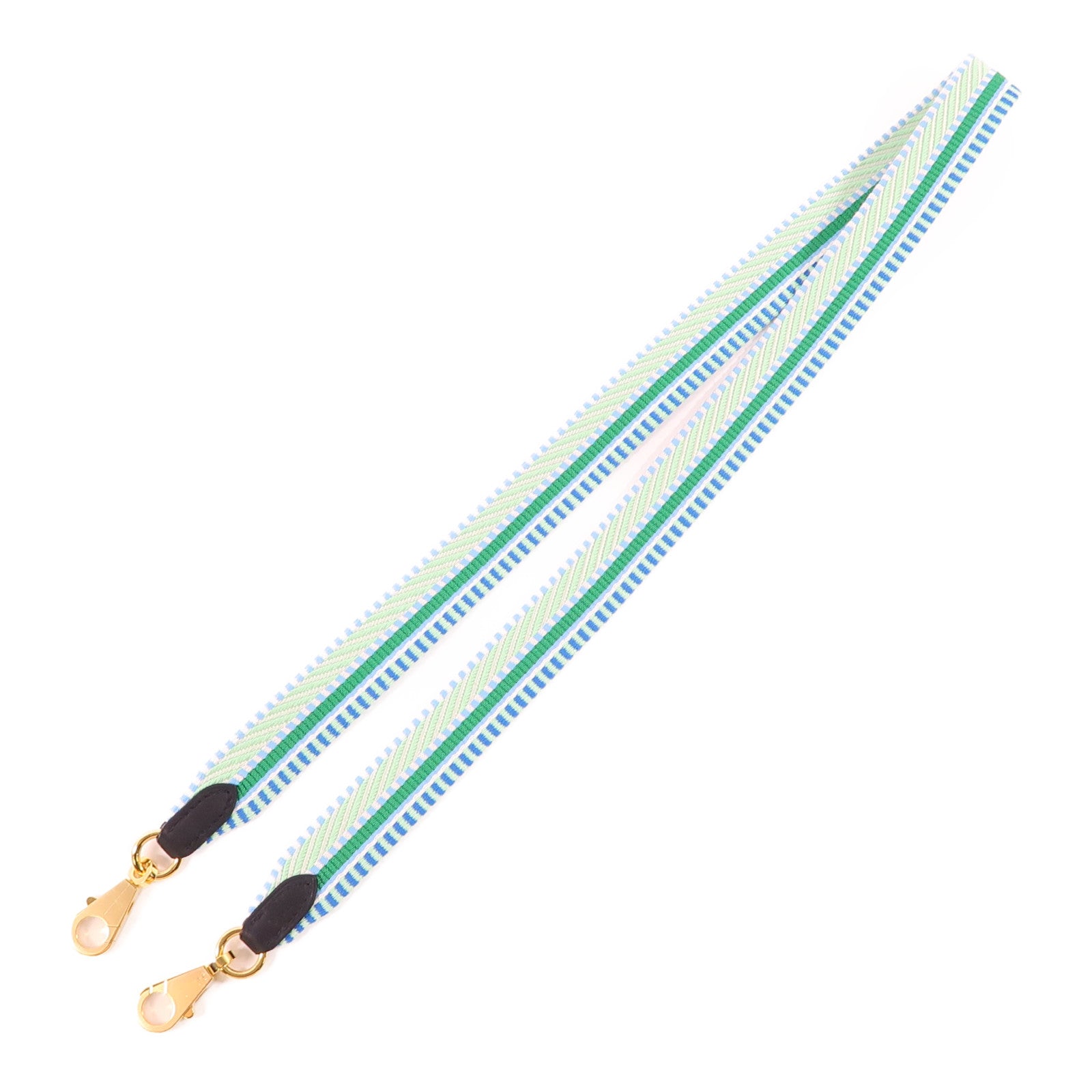 HERMES Canvas Sangle Cavele Strap金扣肩背帶彩色